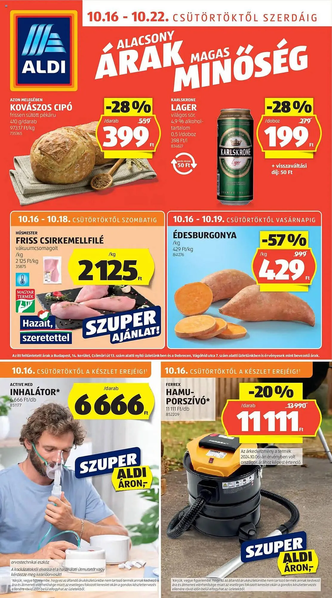 Katalógus ALDI akciós újság október 16.-tól október 22.-ig 2025. - Oldal 1