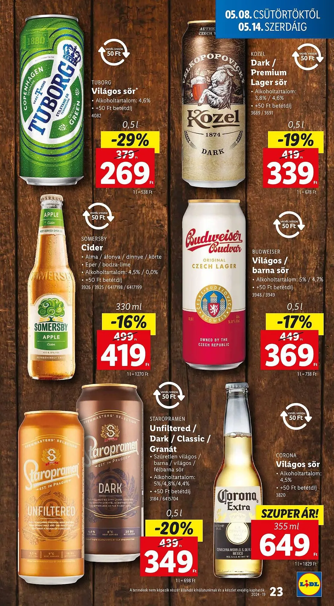 Katalógus Lidl akciós újság május 8.-tól május 14.-ig 2025. - Oldal 23