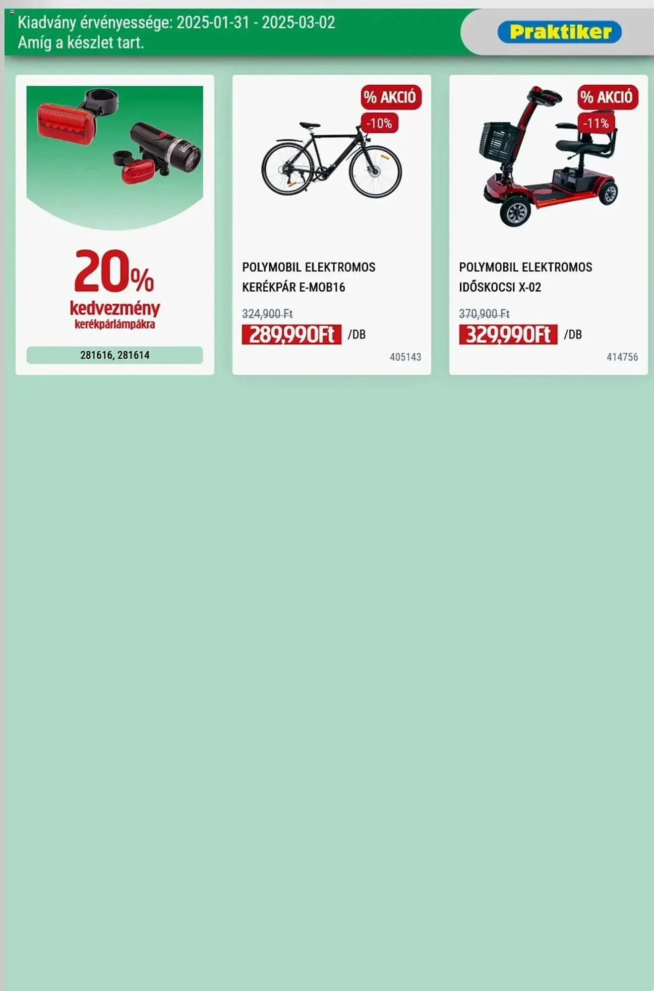 Katalógus Praktiker akciós újság január 31.-tól március 2.-ig 2025. - Oldal 27