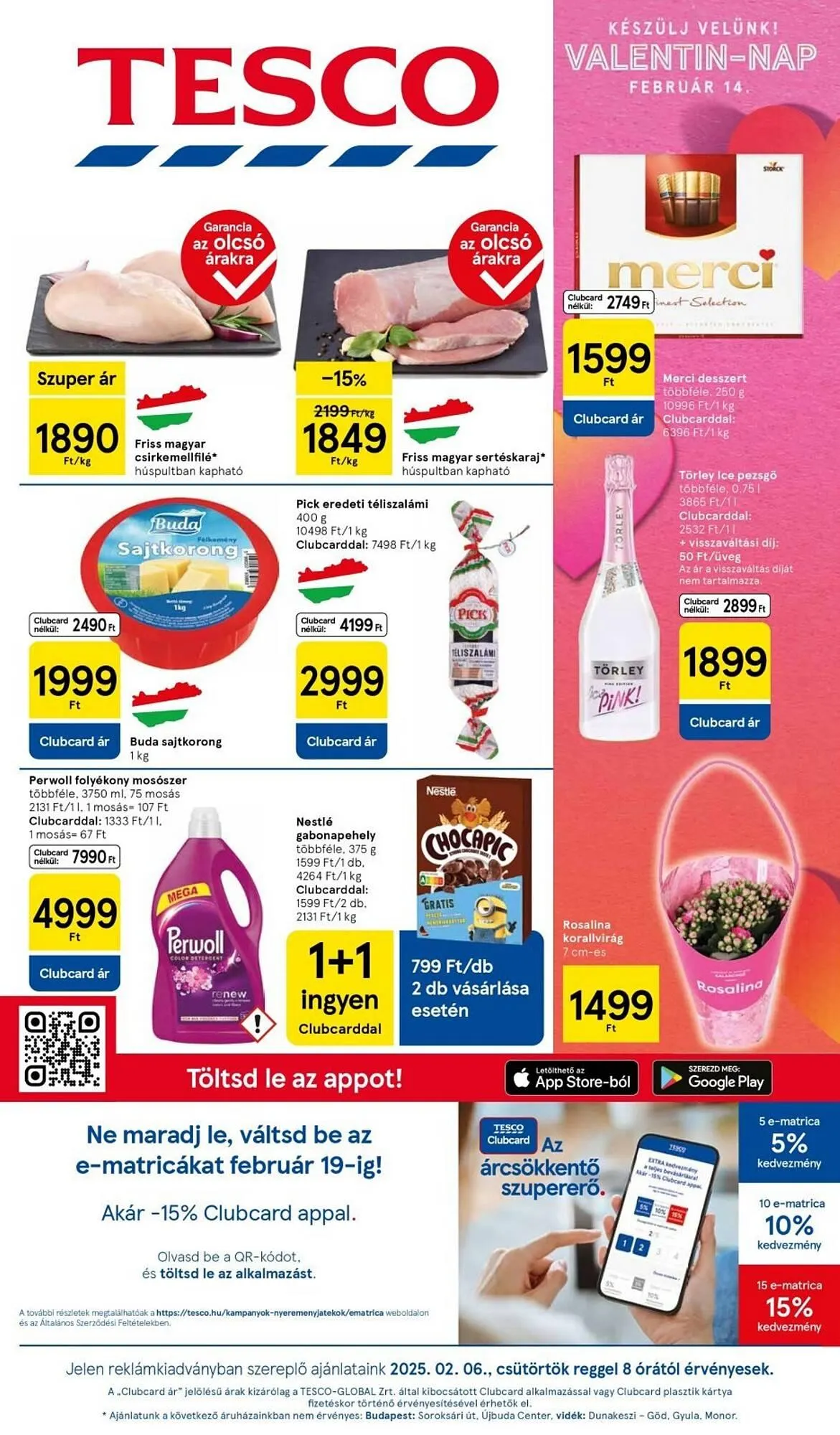Katalógus Tesco akciós újság február 6.-tól február 12.-ig 2025. - Oldal 1