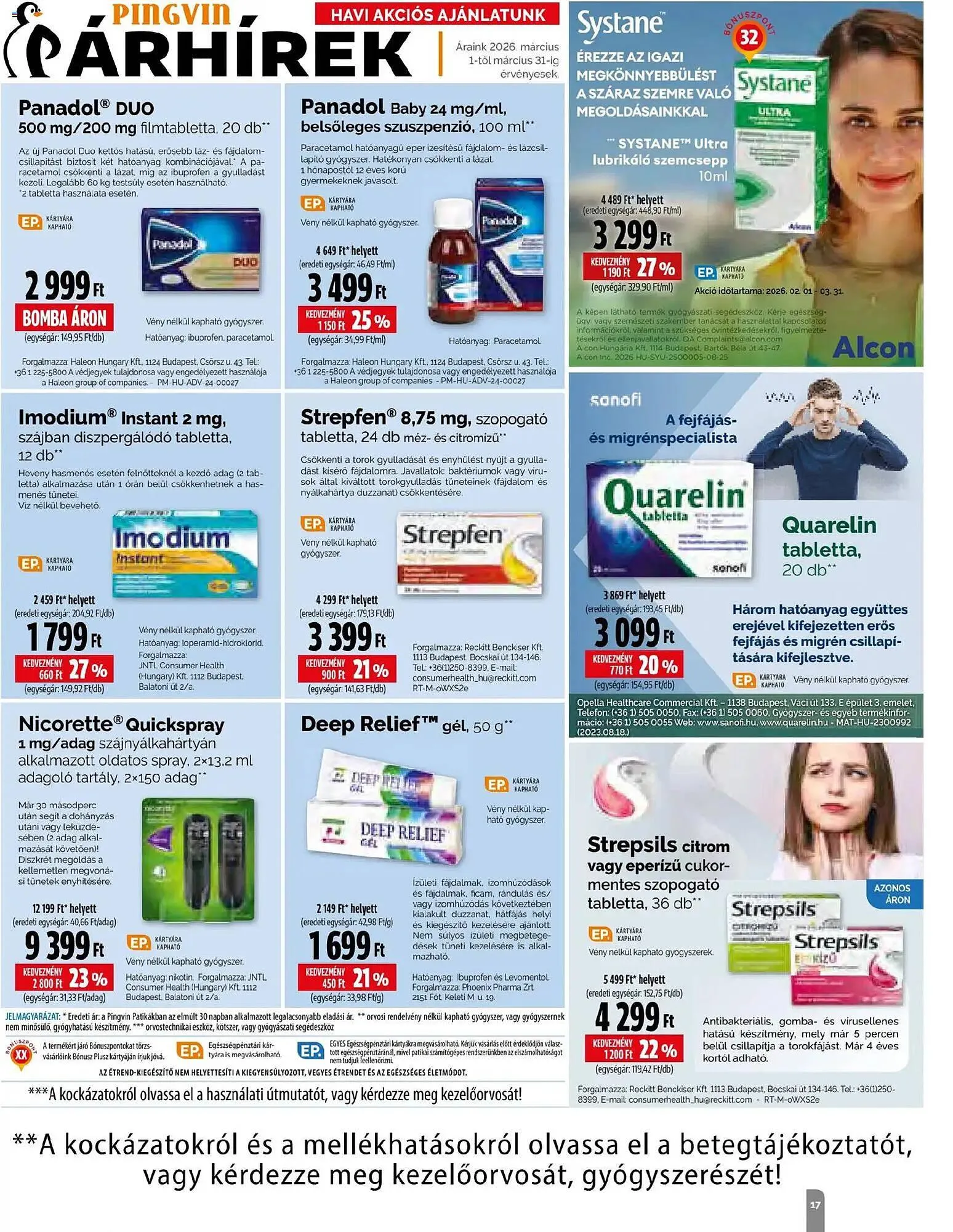 Katalógus Pingvin Patika akciós újság március 1.-tól március 31.-ig 2026. - Oldal 17
