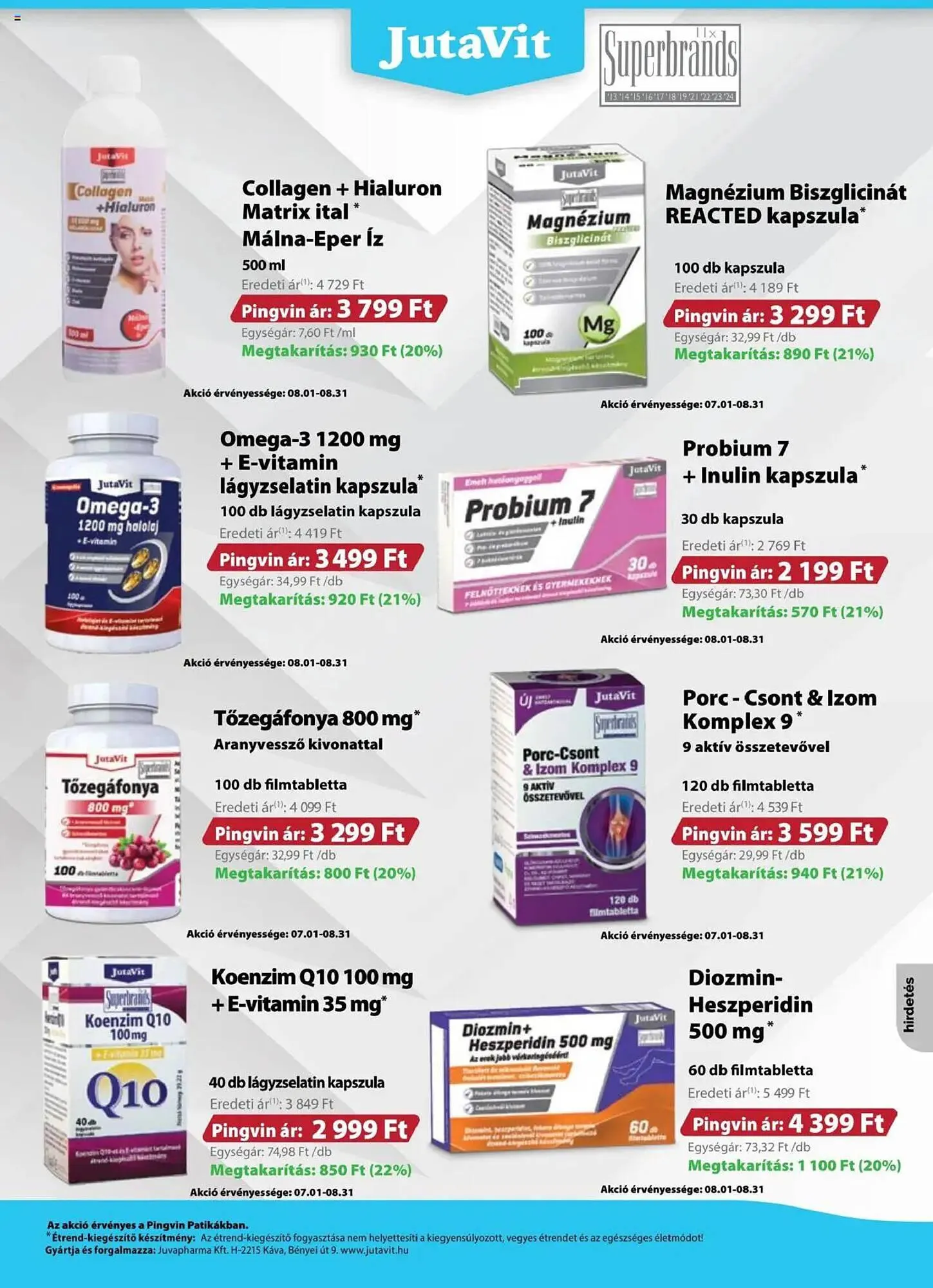 Katalógus Pingvin Patika akciós újság augusztus 1.-tól augusztus 31.-ig 2025. - Oldal 7