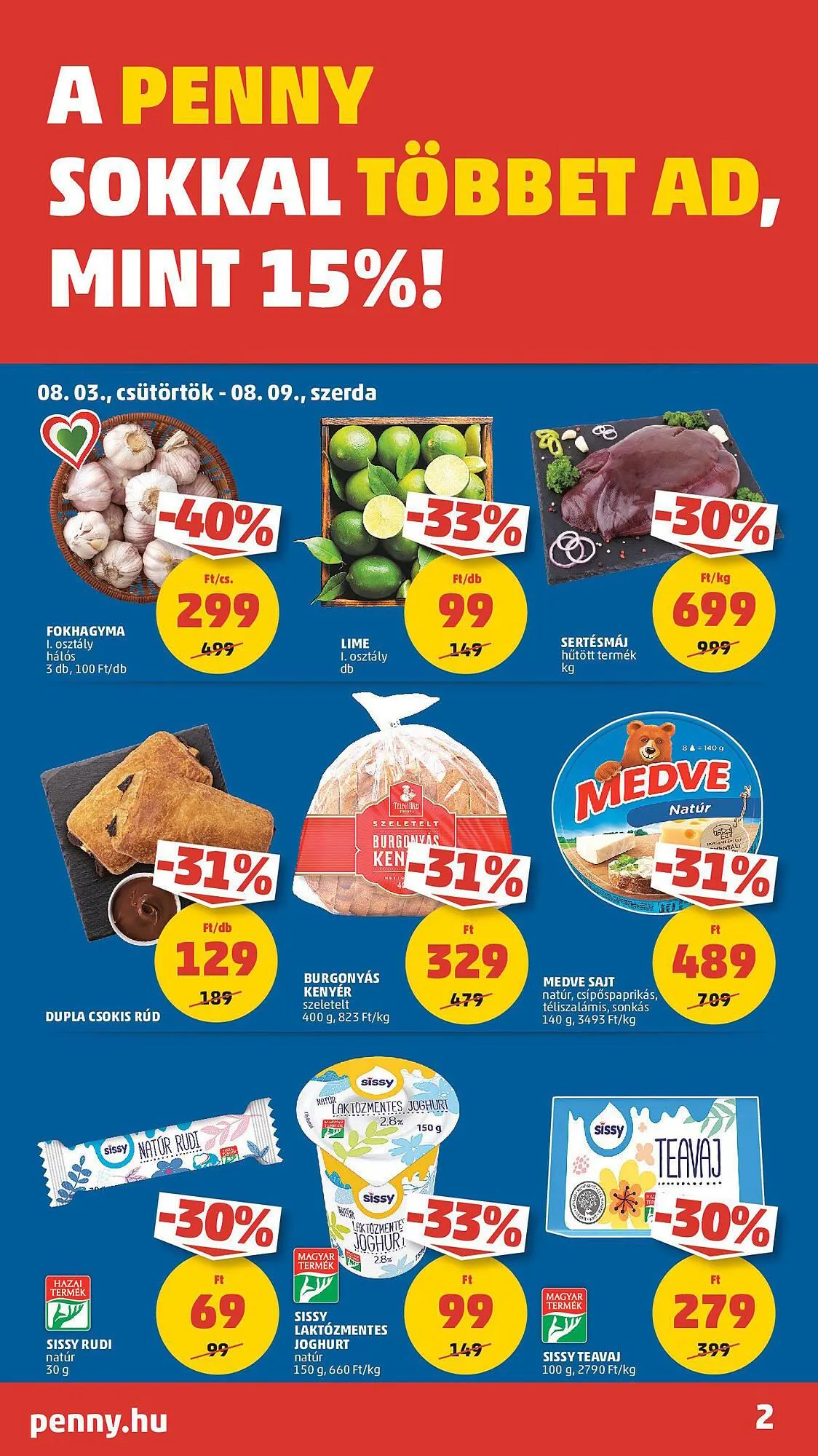 Katalógus PENNY akciós újság augusztus 1.-tól augusztus 9.-ig 2023. - Oldal 2