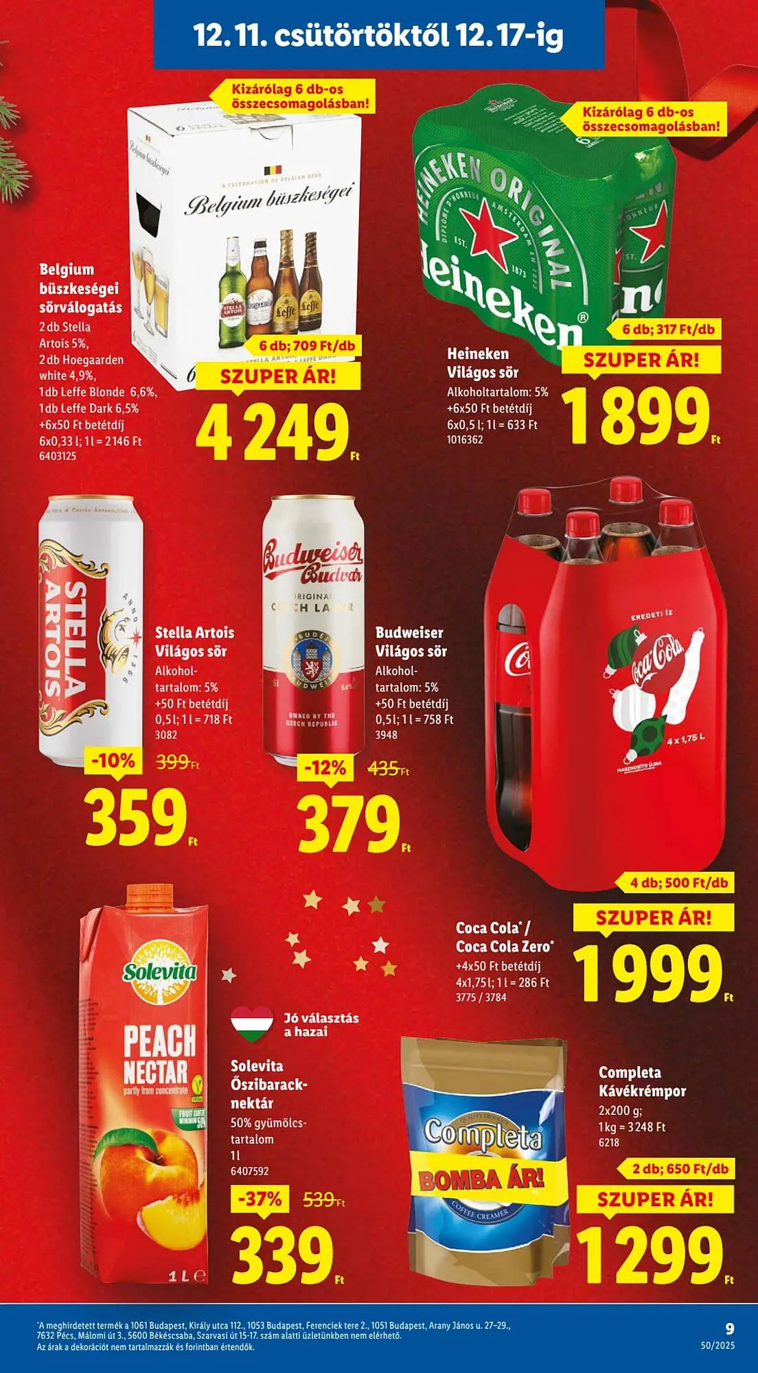 Katalógus Lidl akciós újság december 11.-tól december 17.-ig 2025. - Oldal 9