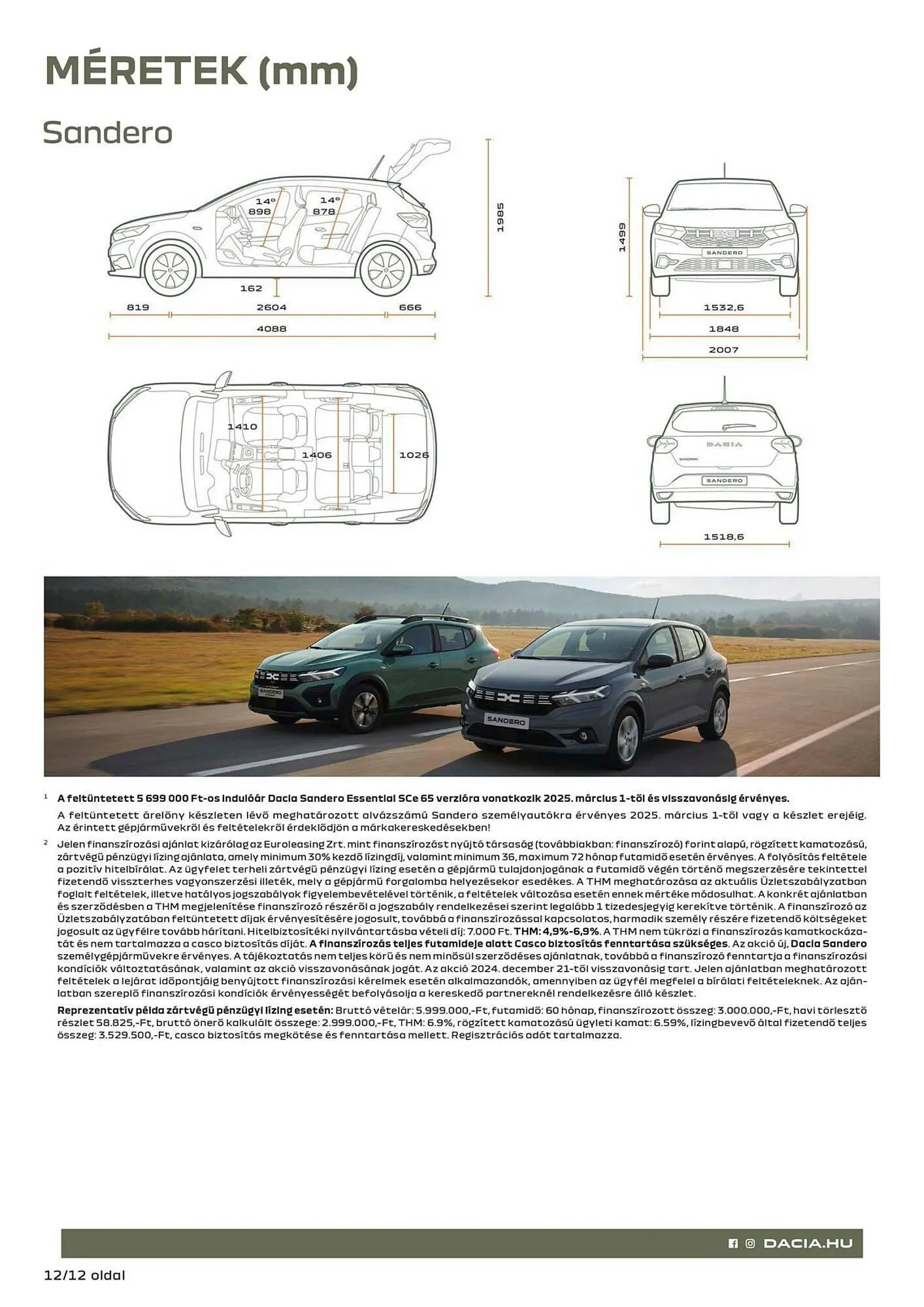 Katalógus Dacia akciós újság március 12.-tól április 27.-ig 2025. - Oldal 12