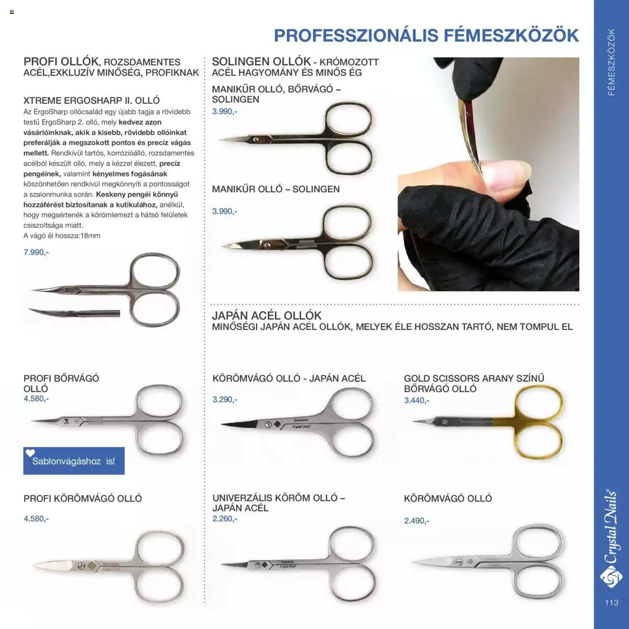 Katalógus Crystal Nails - Nagykatalógus 22/23 március 8.-tól december 31.-ig 2023. - Oldal 113