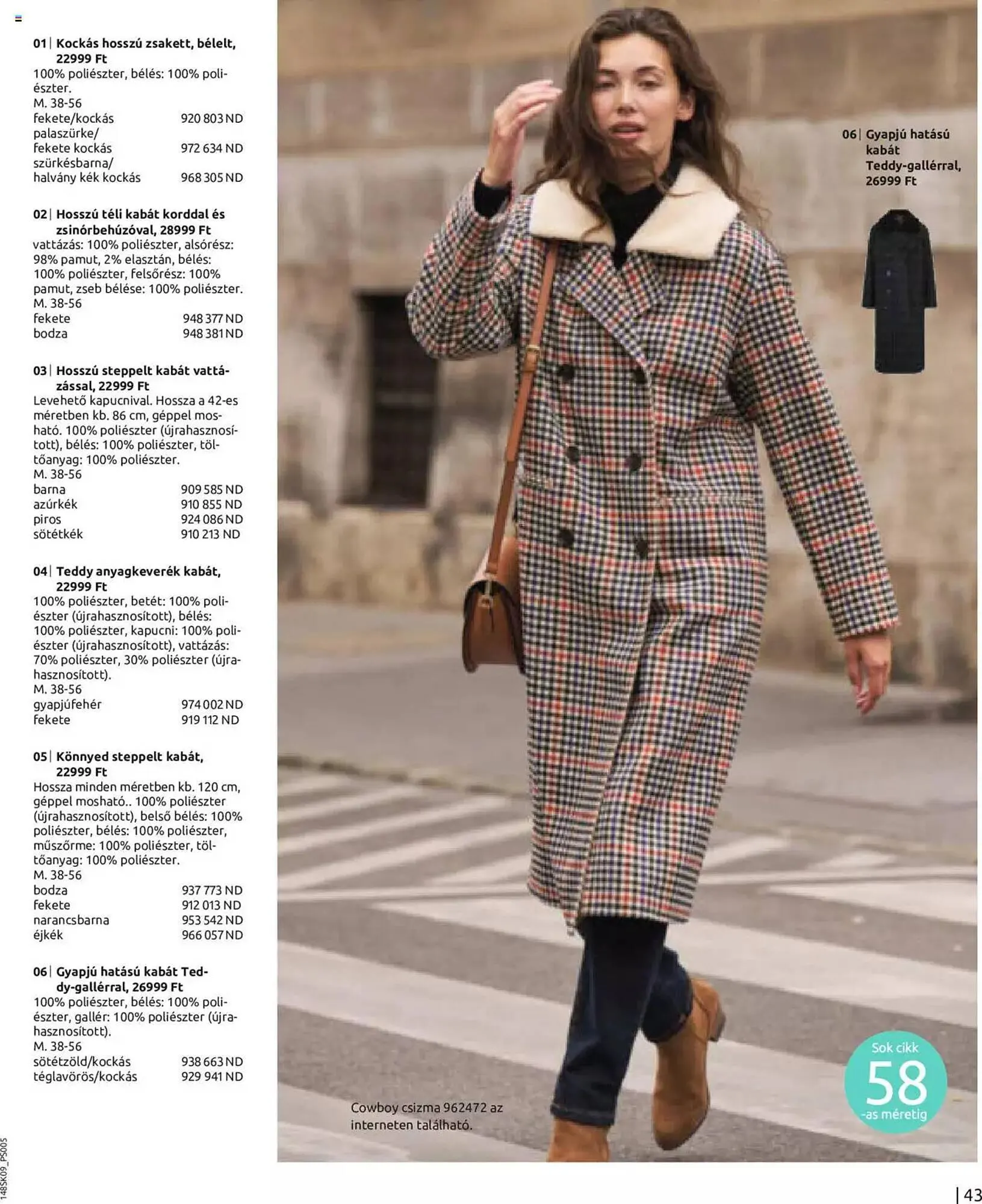 Katalógus Bonprix akciós újság augusztus 28.-tól február 28.-ig 2024. - Oldal 45