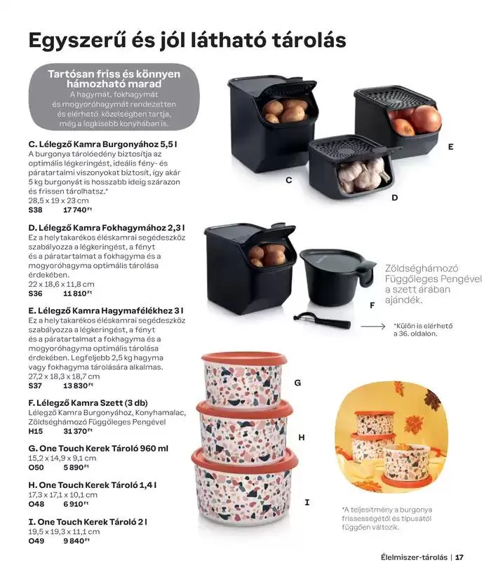 Katalógus Tupperware Autumn - Winter 2024/2025 Catalogue október 3.-tól március 23.-ig 2025. - Oldal 17