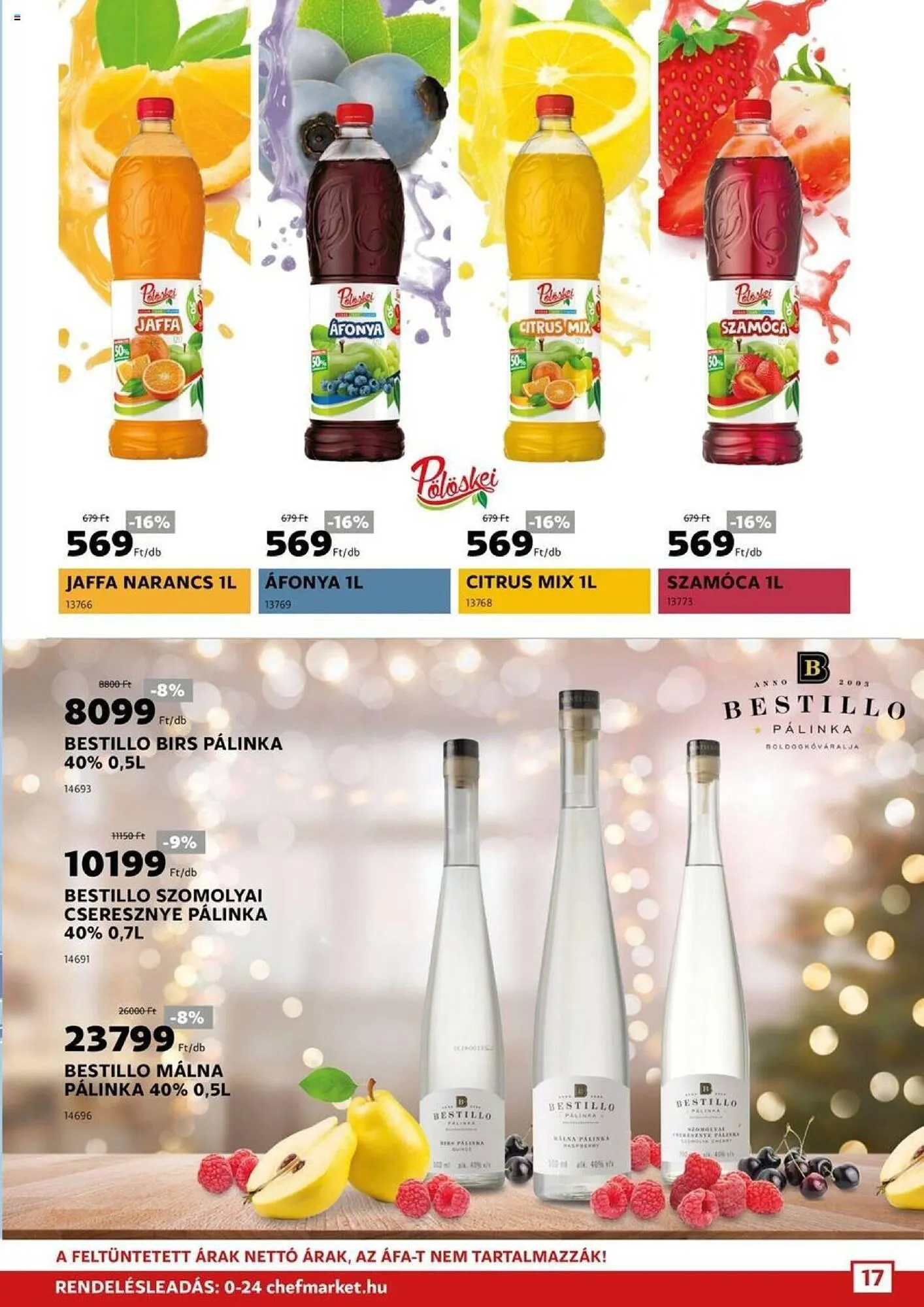 Katalógus Chef Market akciós újság december 1.-tól január 31.-ig 2024. - Oldal 17