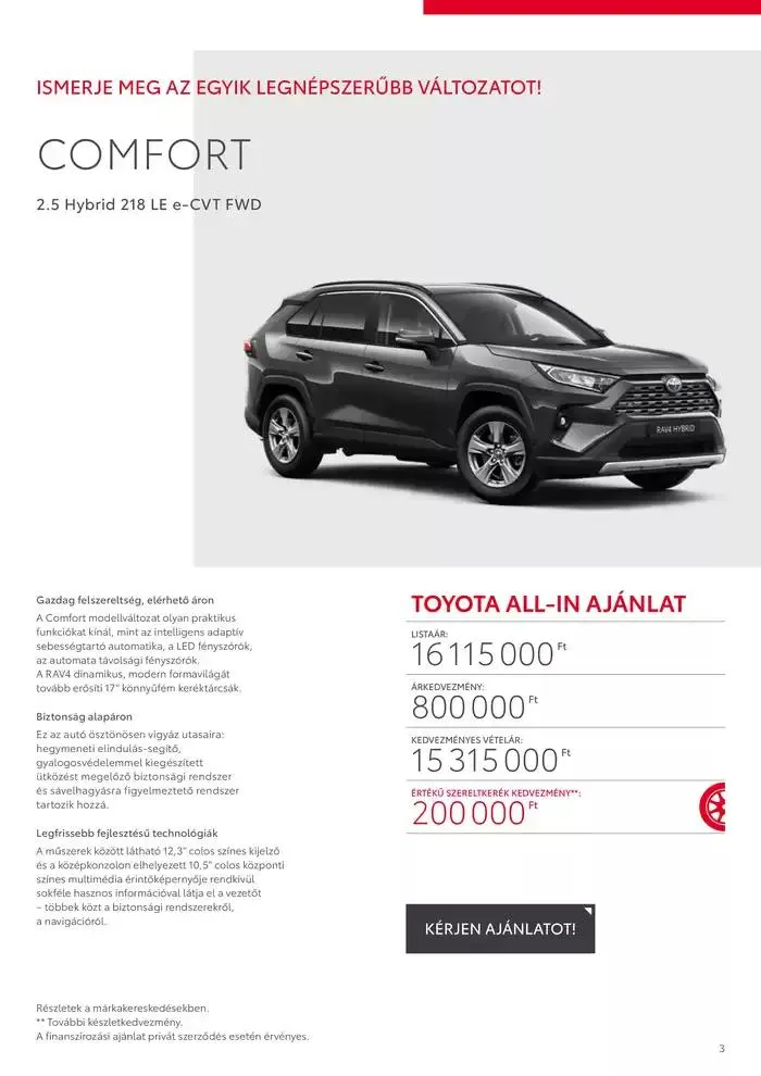 Katalógus Toyota RAV4 HYBRID január 11.-tól január 11.-ig 2026. - Oldal 3