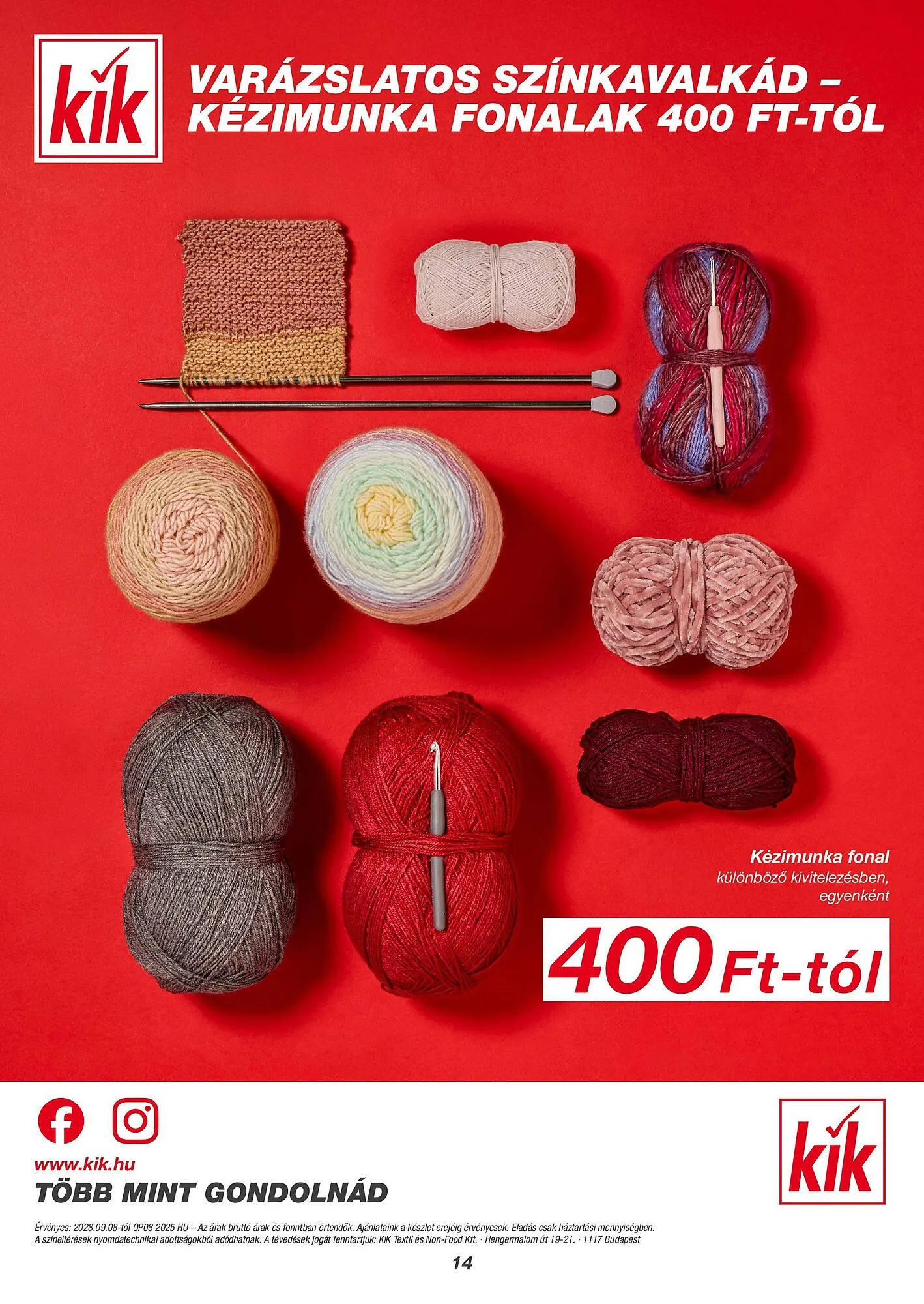 Katalógus Kik akciós újság szeptember 4.-tól szeptember 14.-ig 2025. - Oldal 14