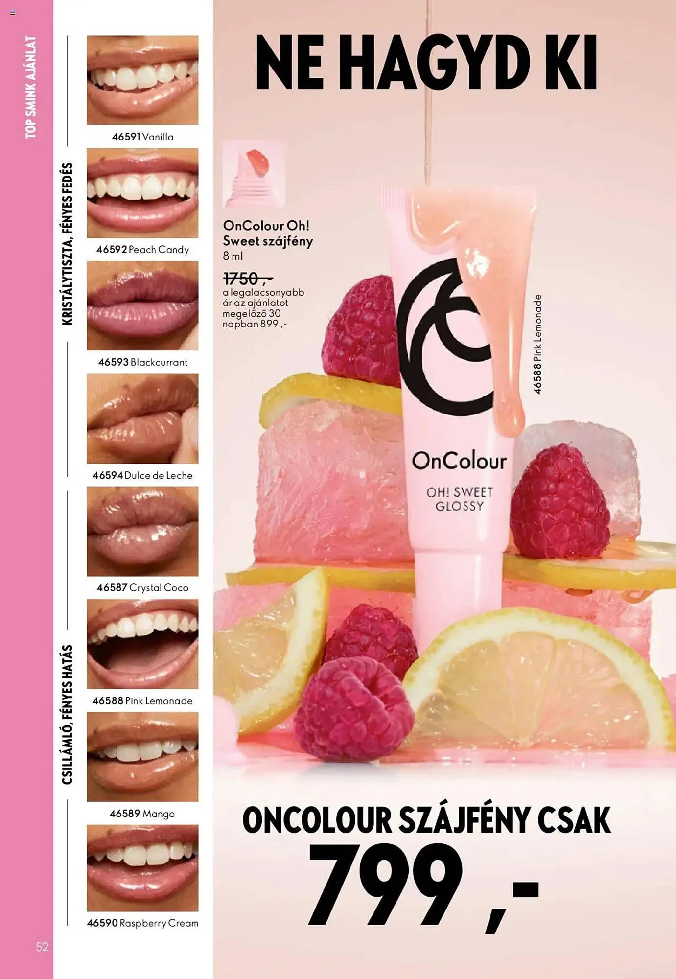 Katalógus Oriflame katalógus október 1.-tól október 21.-ig 2025. - Oldal 52