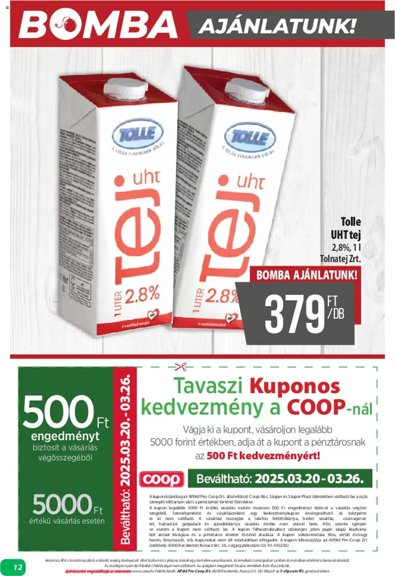 Katalógus Coop akciós újság március 20.-tól március 26.-ig 2025. - Oldal 12