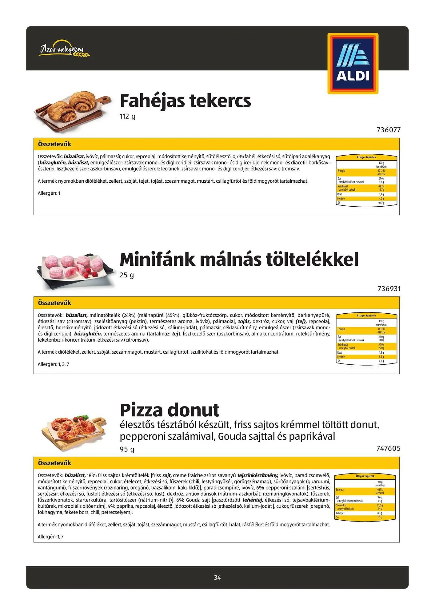 Katalógus ALDI akciós újság május 31.-tól július 4.-ig 2025. - Oldal 34