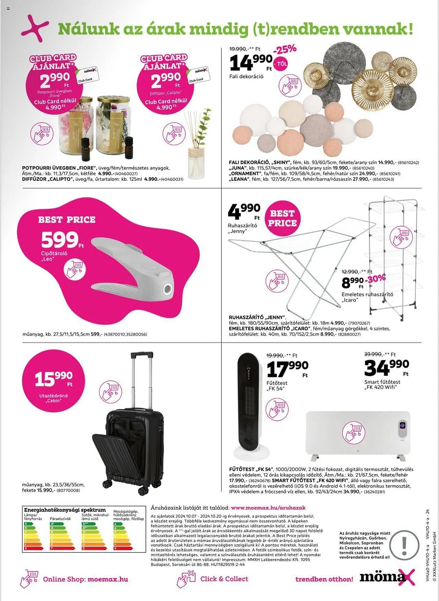 Katalógus Mömax akciós újság október 7.-tól október 20.-ig 2024. - Oldal 24