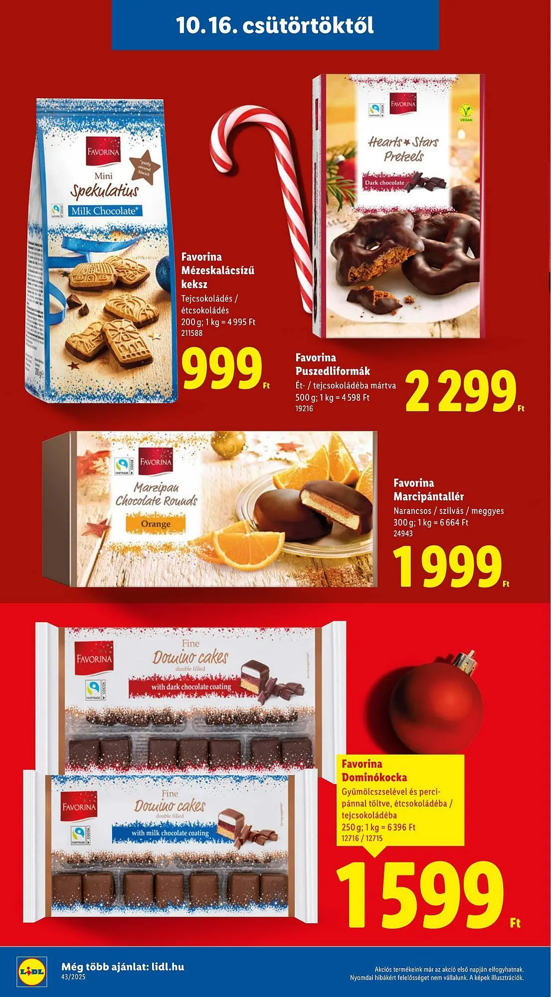 Katalógus Lidl akciós újság október 16.-tól december 24.-ig 2025. - Oldal 6