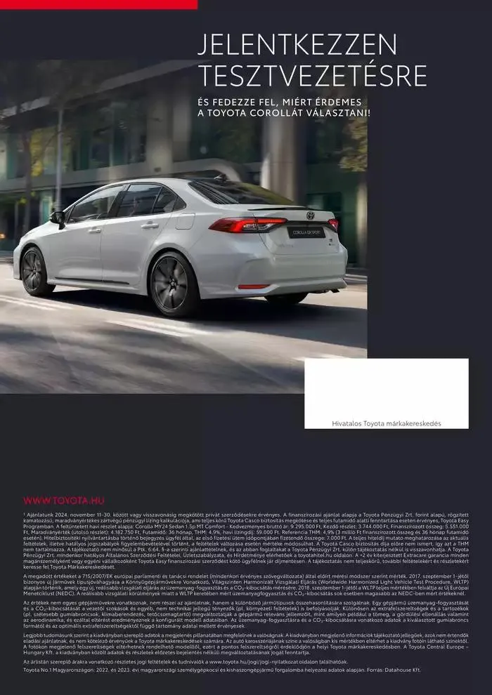 Katalógus Toyota Corolla Sedan november 19.-tól november 19.-ig 2025. - Oldal 13