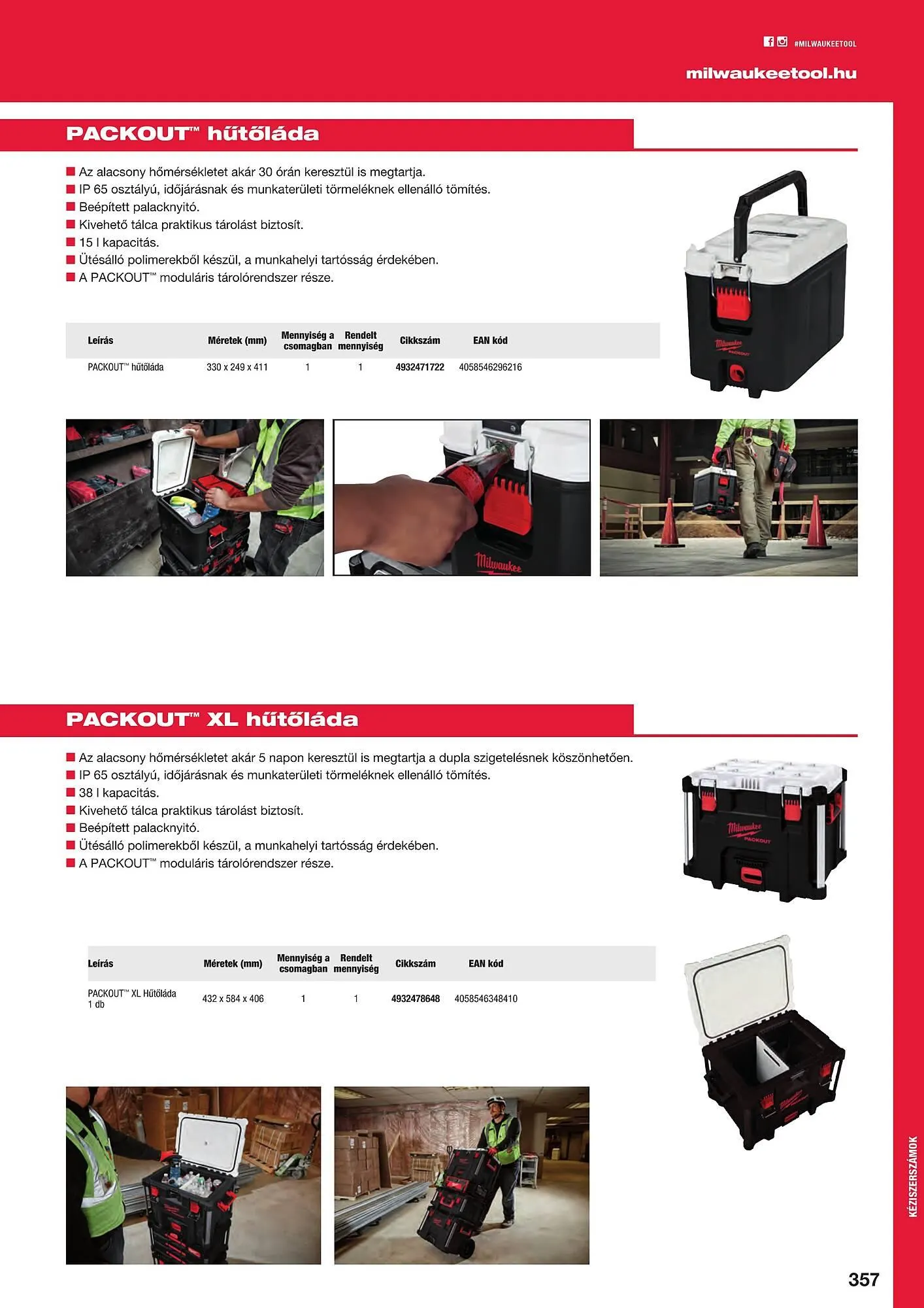 Katalógus Milwaukeetool akciós újság augusztus 14.-tól december 31.-ig 2024. - Oldal 357