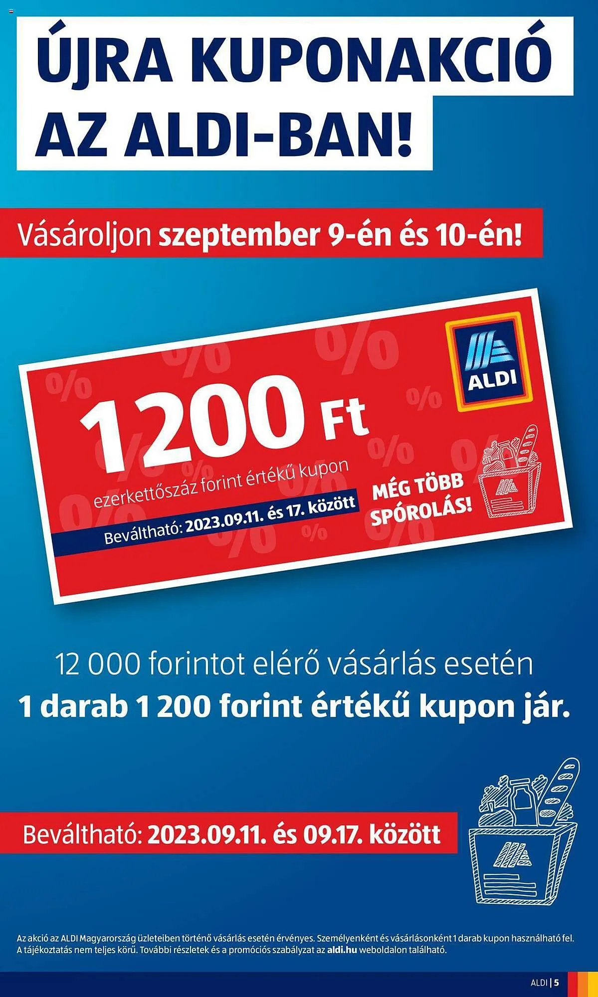 Katalógus ALDI akciós újság szeptember 7.-tól szeptember 13.-ig 2023. - Oldal 5