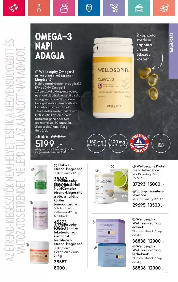 Katalógus ORIFLAME akciós október 20.-tól november 3.-ig 2024. - Oldal 111