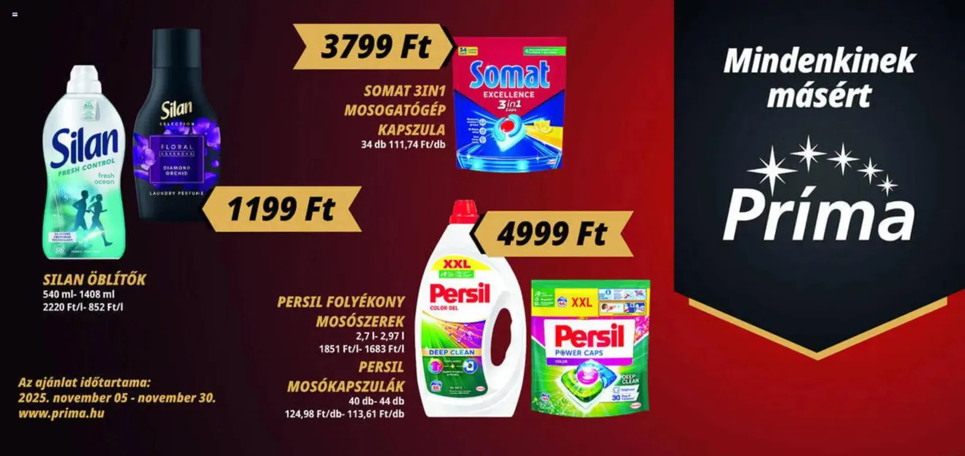Katalógus Príma akciós újság november 5.-tól november 30.-ig 2025. - Oldal 1