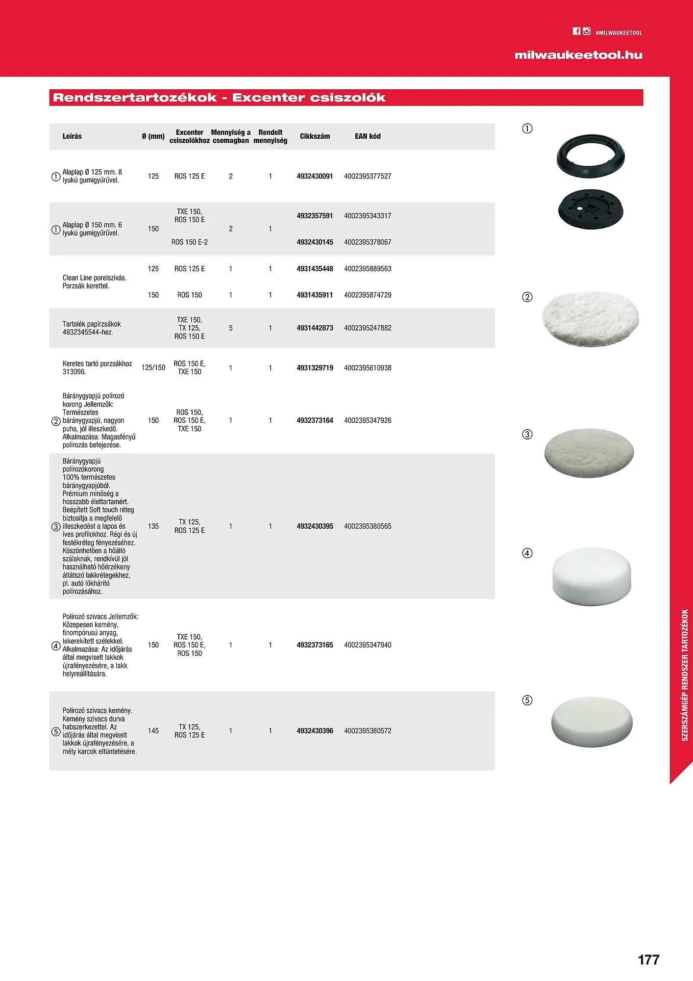 Katalógus Milwaukeetool akciós újság augusztus 14.-tól december 31.-ig 2024. - Oldal 177