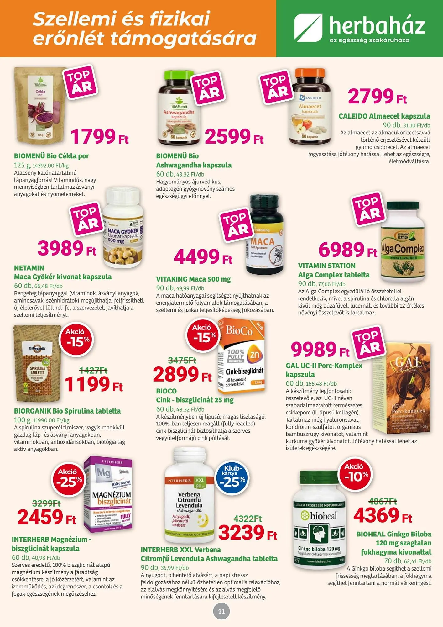 Katalógus Herbaház akciós újság március 3.-tól március 30.-ig 2025. - Oldal 11