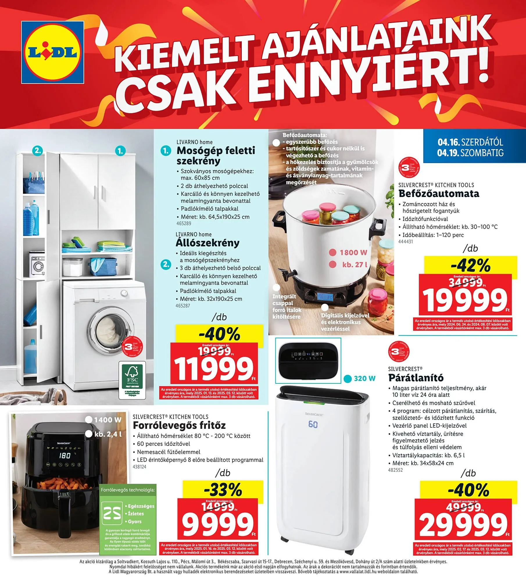 Katalógus Lidl akciós újság április 16.-tól április 19.-ig 2025. - Oldal 4