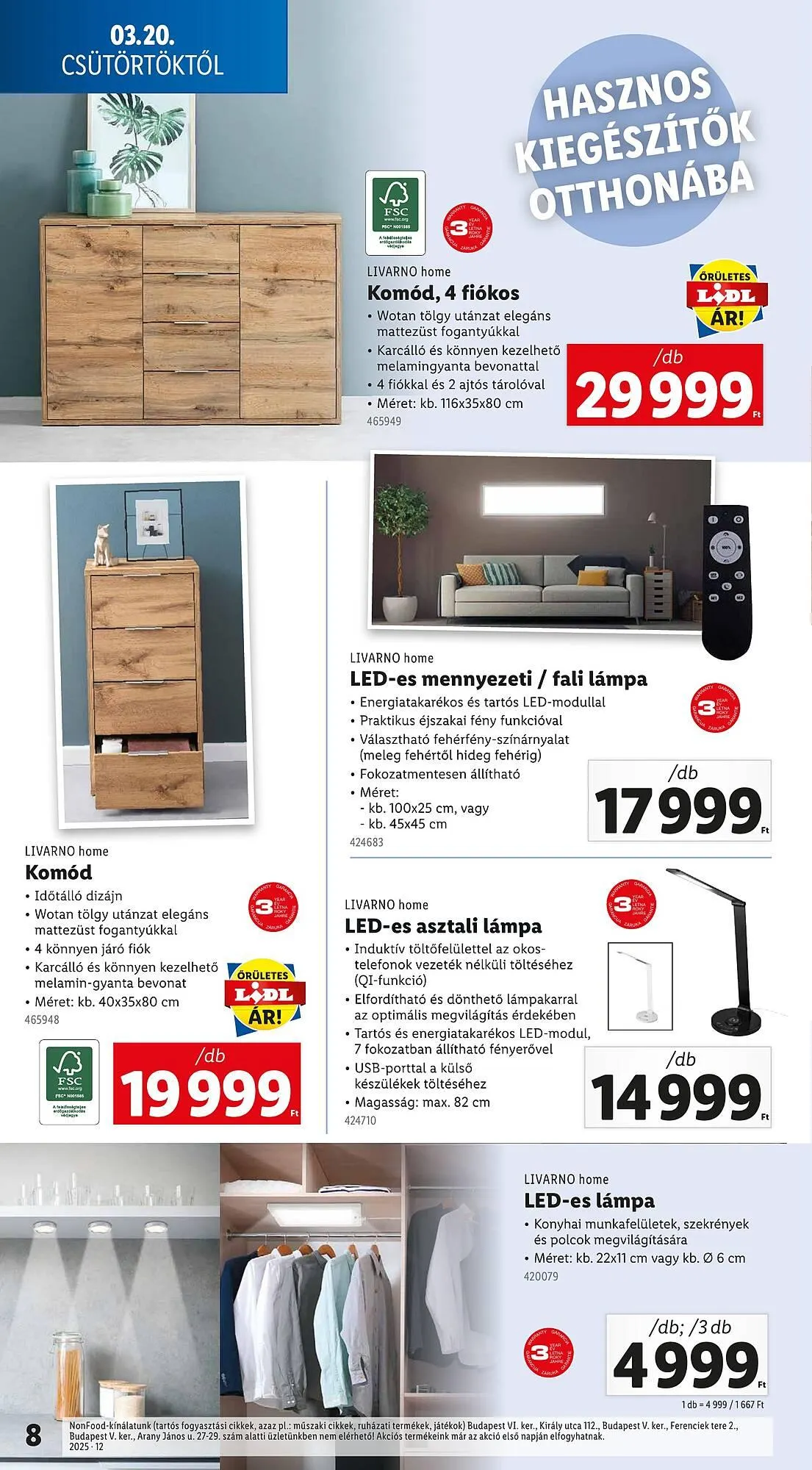 Katalógus Lidl akciós újság március 20.-tól március 26.-ig 2025. - Oldal 8