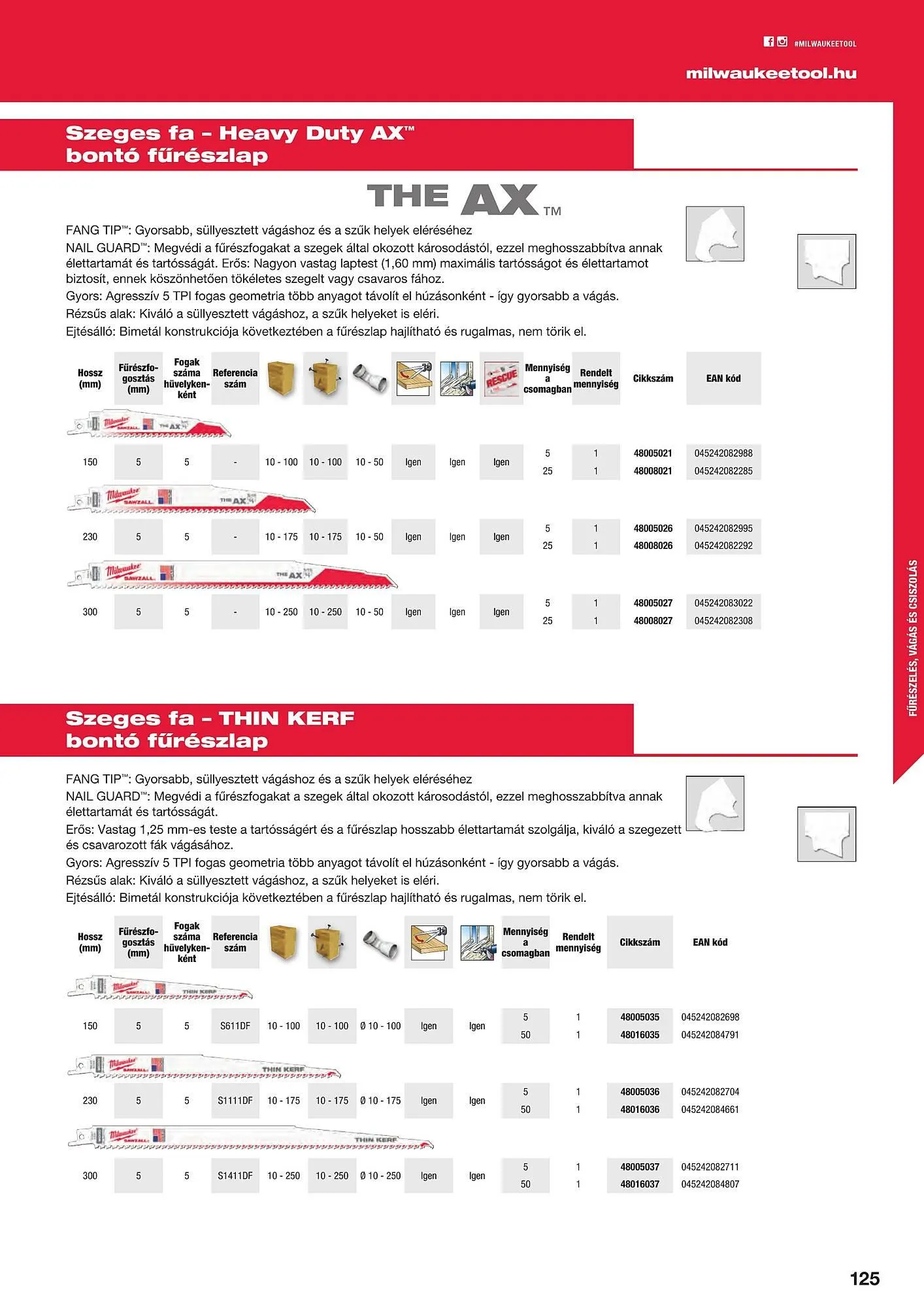 Katalógus Milwaukeetool akciós újság augusztus 14.-tól december 31.-ig 2024. - Oldal 125
