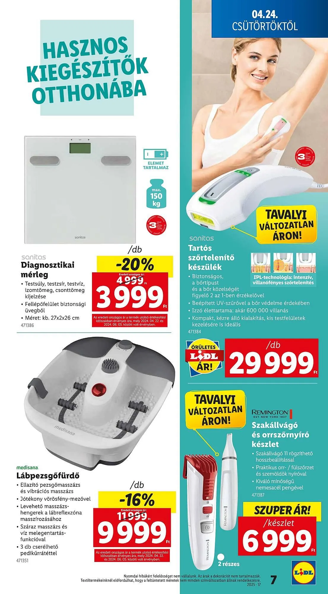 Katalógus Lidl akciós újság április 24.-tól április 29.-ig 2025. - Oldal 7