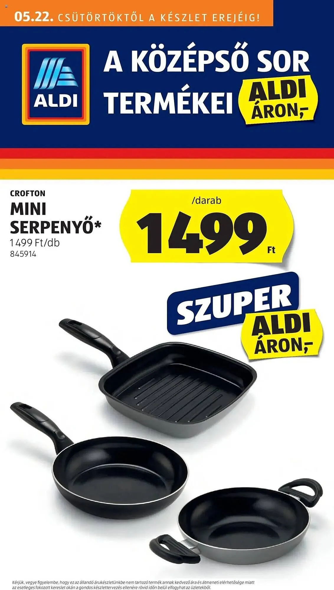 Katalógus ALDI akciós újság május 22.-tól május 28.-ig 2025. - Oldal 1