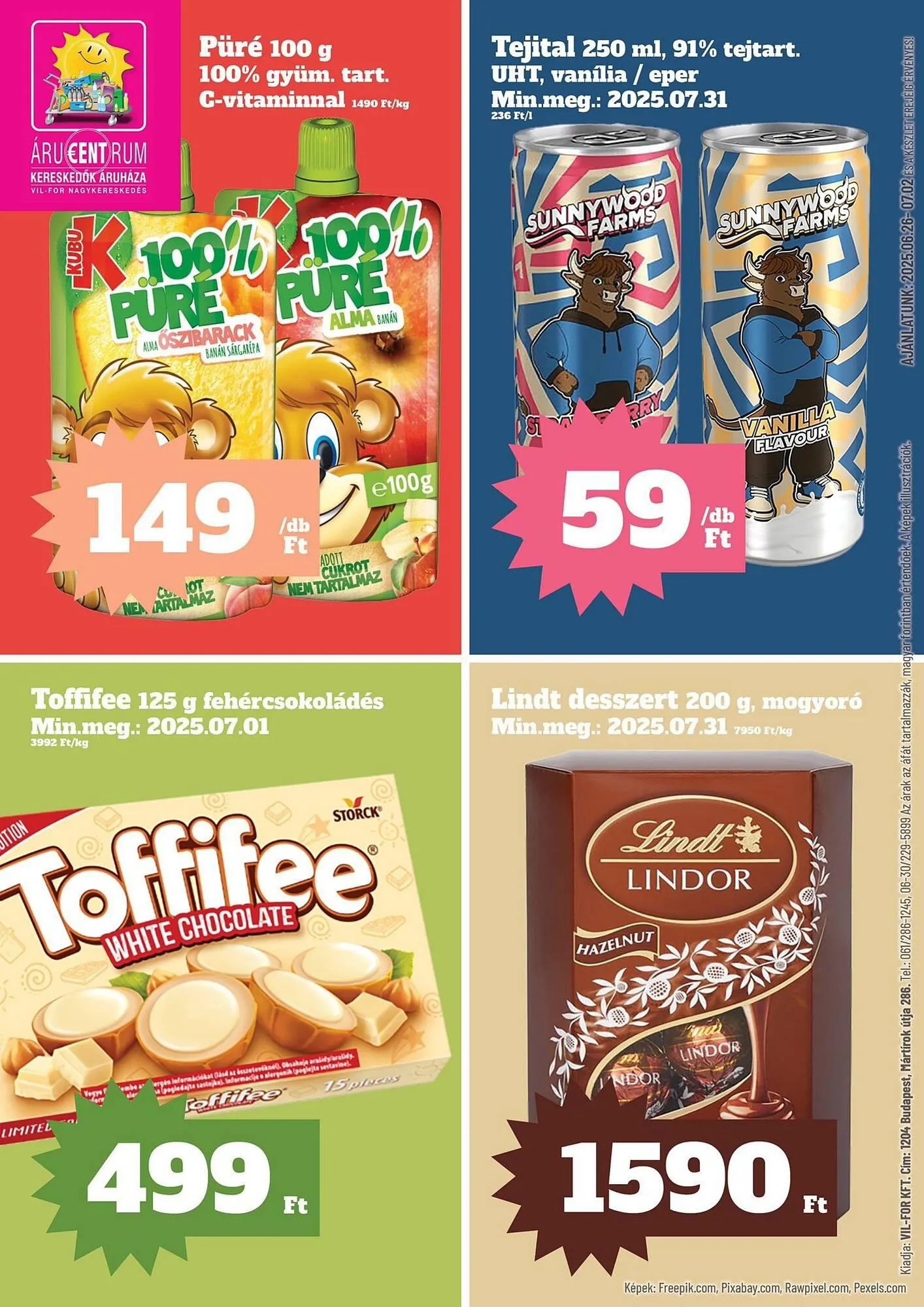 Vil-For akciós újság - 1