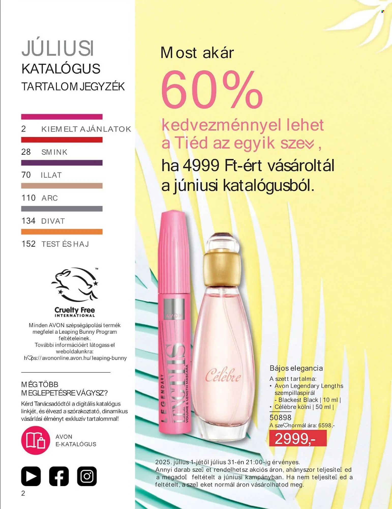 Katalógus AVON akciós újság július 1.-tól július 31.-ig 2025. - Oldal 2