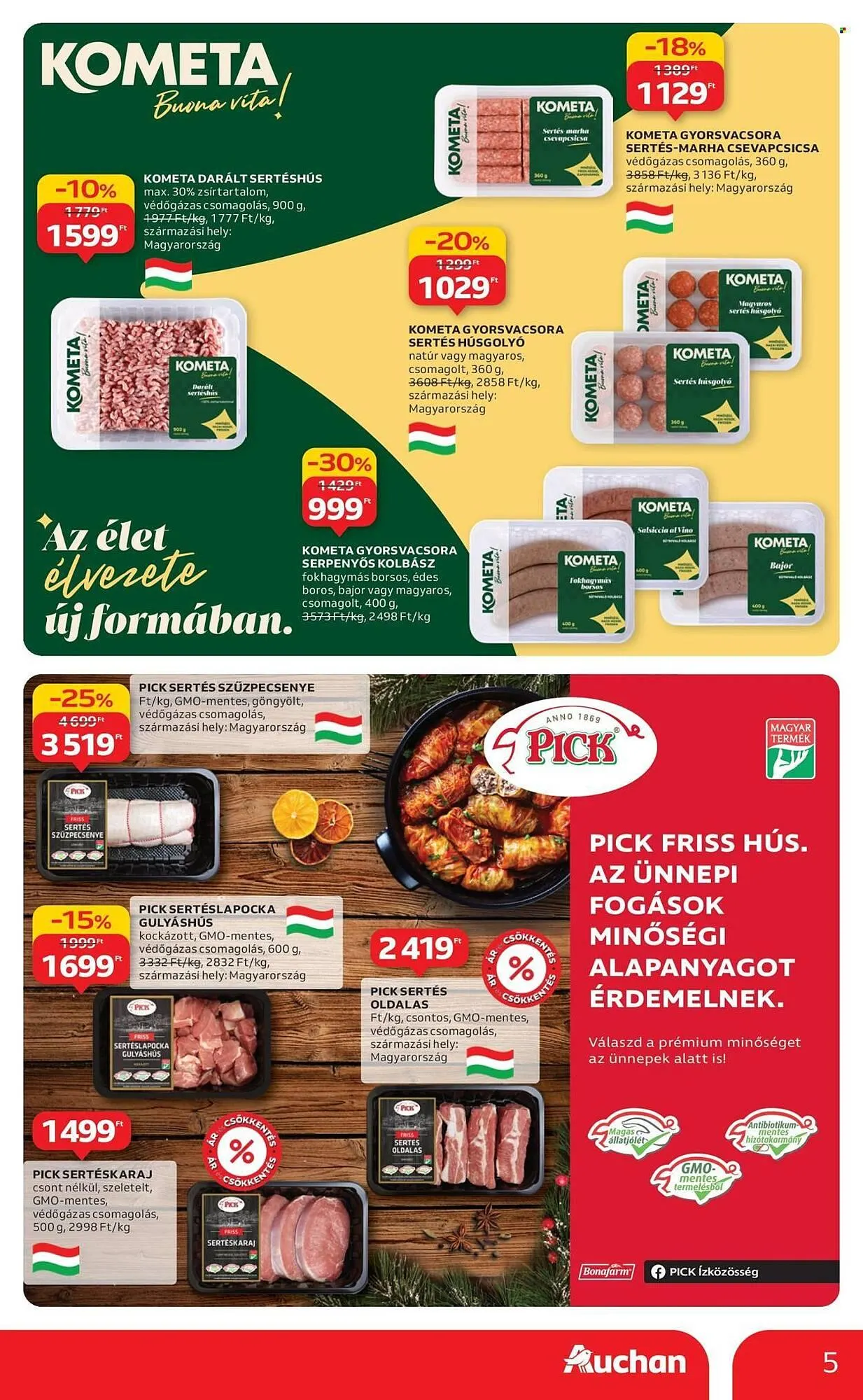 Katalógus Auchan akciós újság december 4.-tól december 10.-ig 2025. - Oldal 5