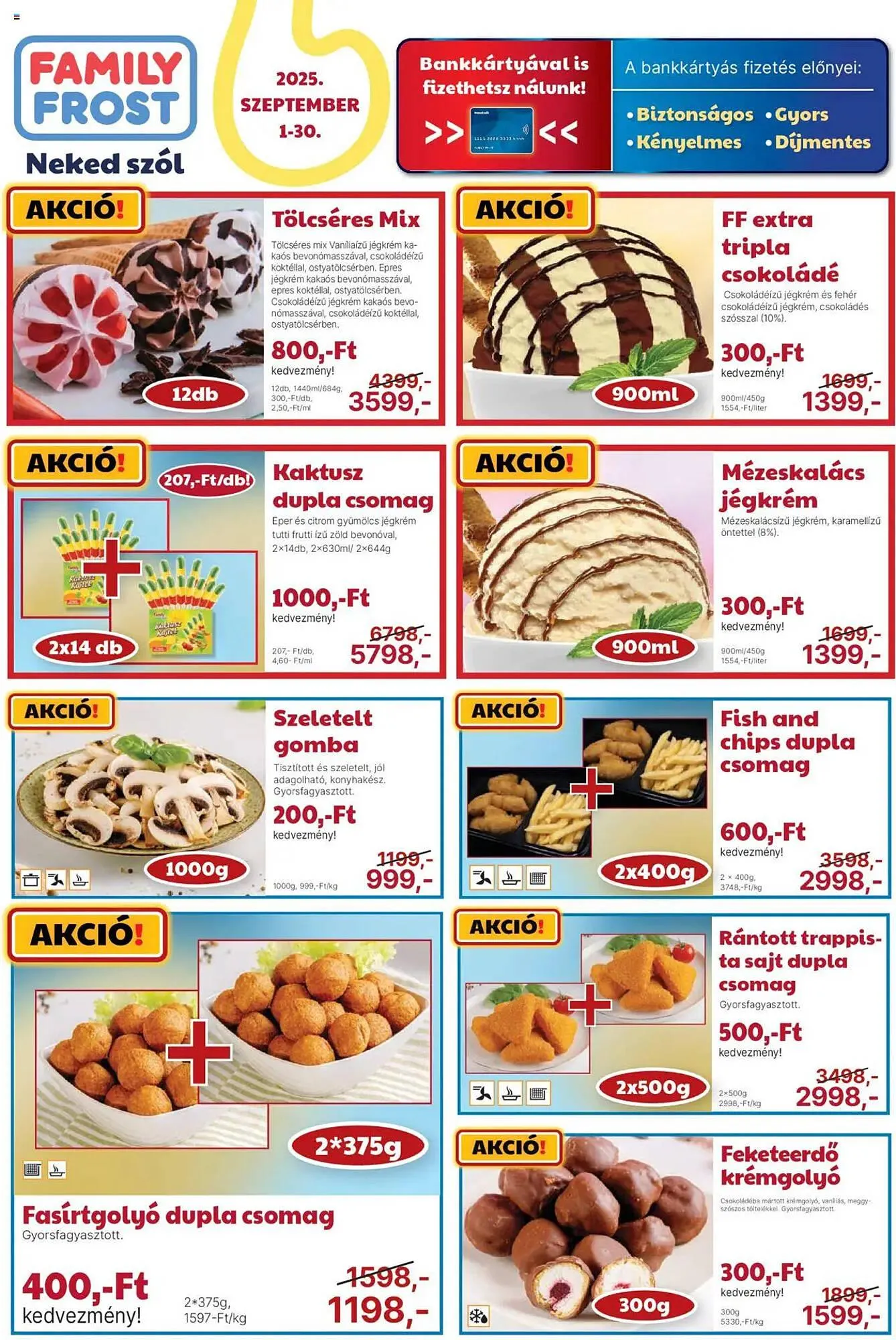 Katalógus Family Frost akciós újság szeptember 1.-tól szeptember 30.-ig 2025. - Oldal 1
