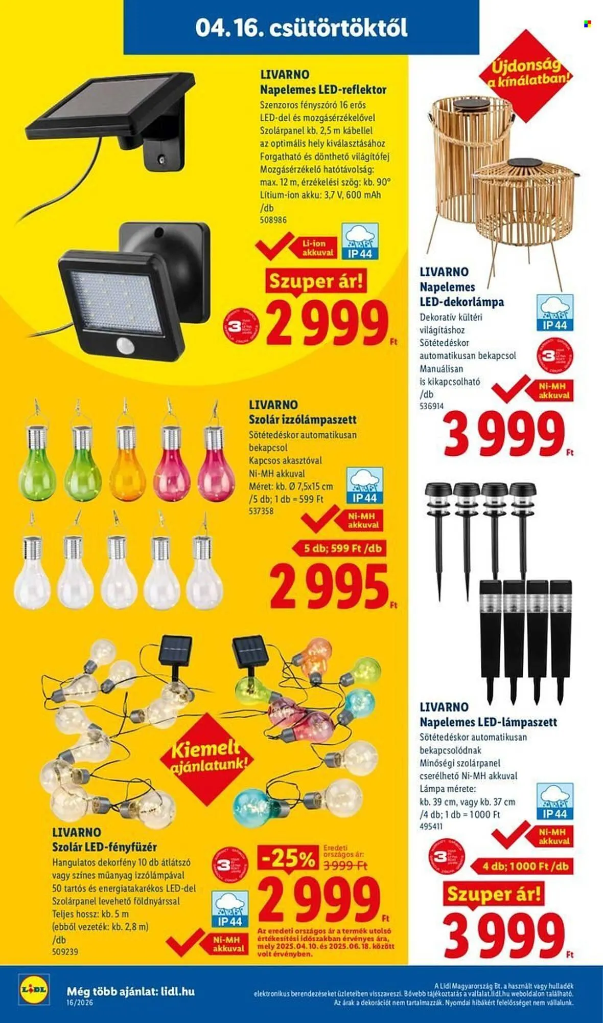 Katalógus Lidl akciós újság április 16.-tól április 22.-ig 2026. - Oldal 22