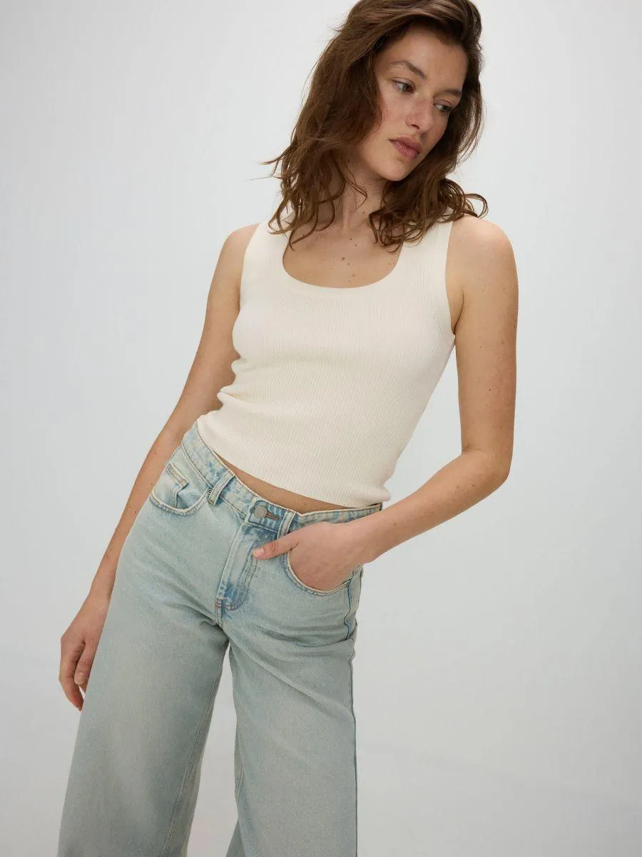 Wide leg farmer