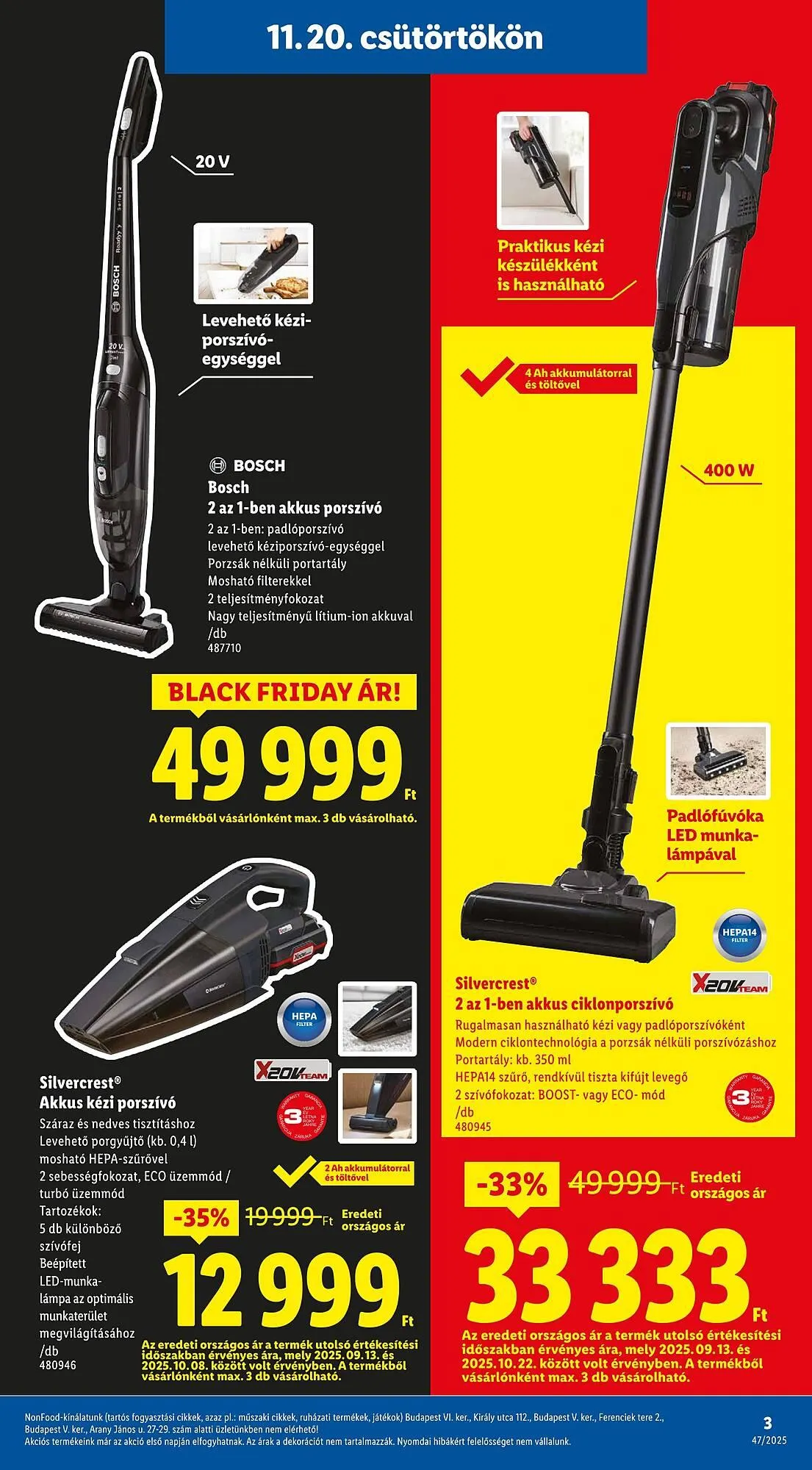 Katalógus Lidl akciós újság november 20.-tól november 26.-ig 2025. - Oldal 3