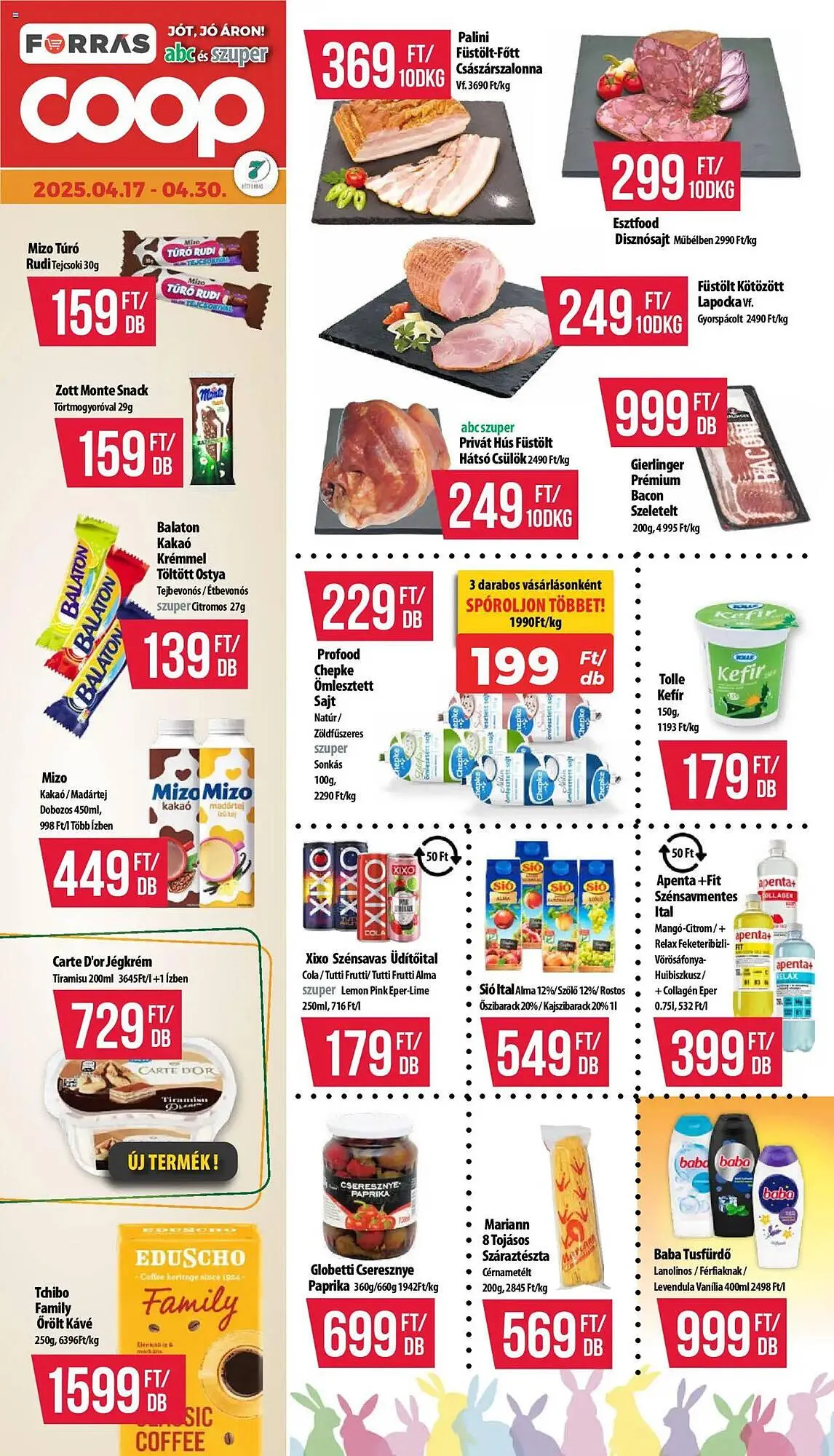Katalógus Coop akciós újság április 17.-tól április 30.-ig 2025. - Oldal 1