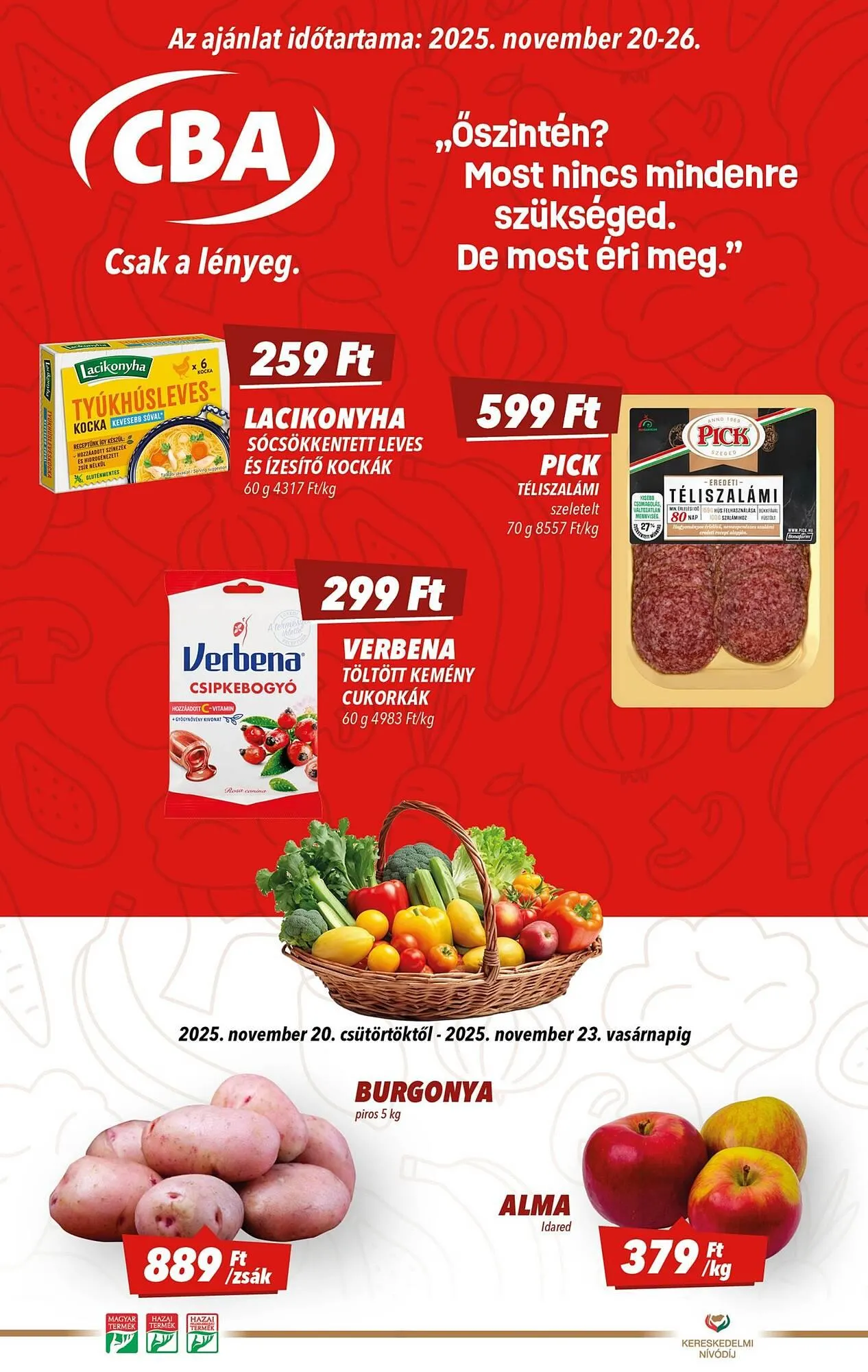 CBA akciós újság - 1