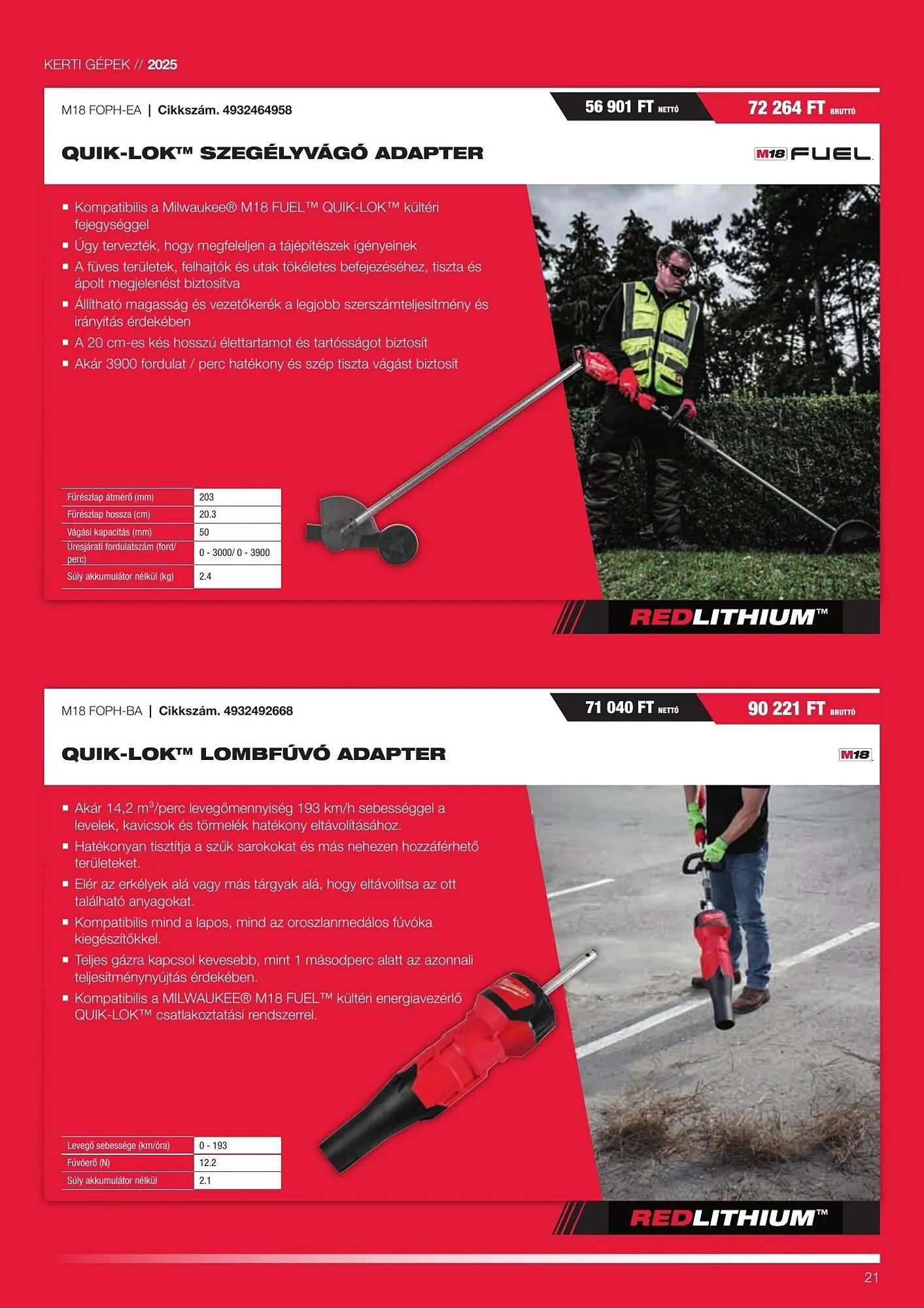 Katalógus Milwaukee akciós újság szeptember 16.-tól december 31.-ig 2025. - Oldal 21