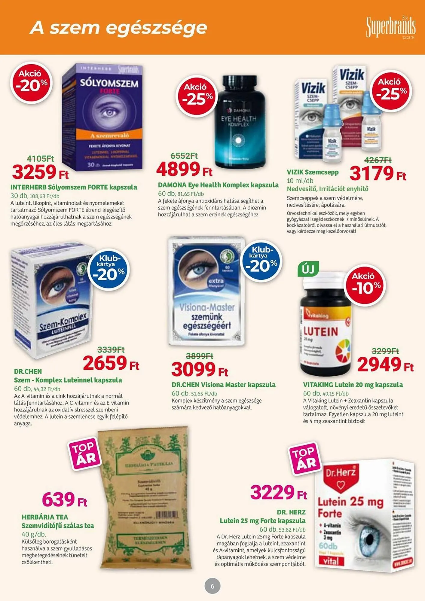 Katalógus Herbaház akciós újság október 6.-tól november 2.-ig 2025. - Oldal 6