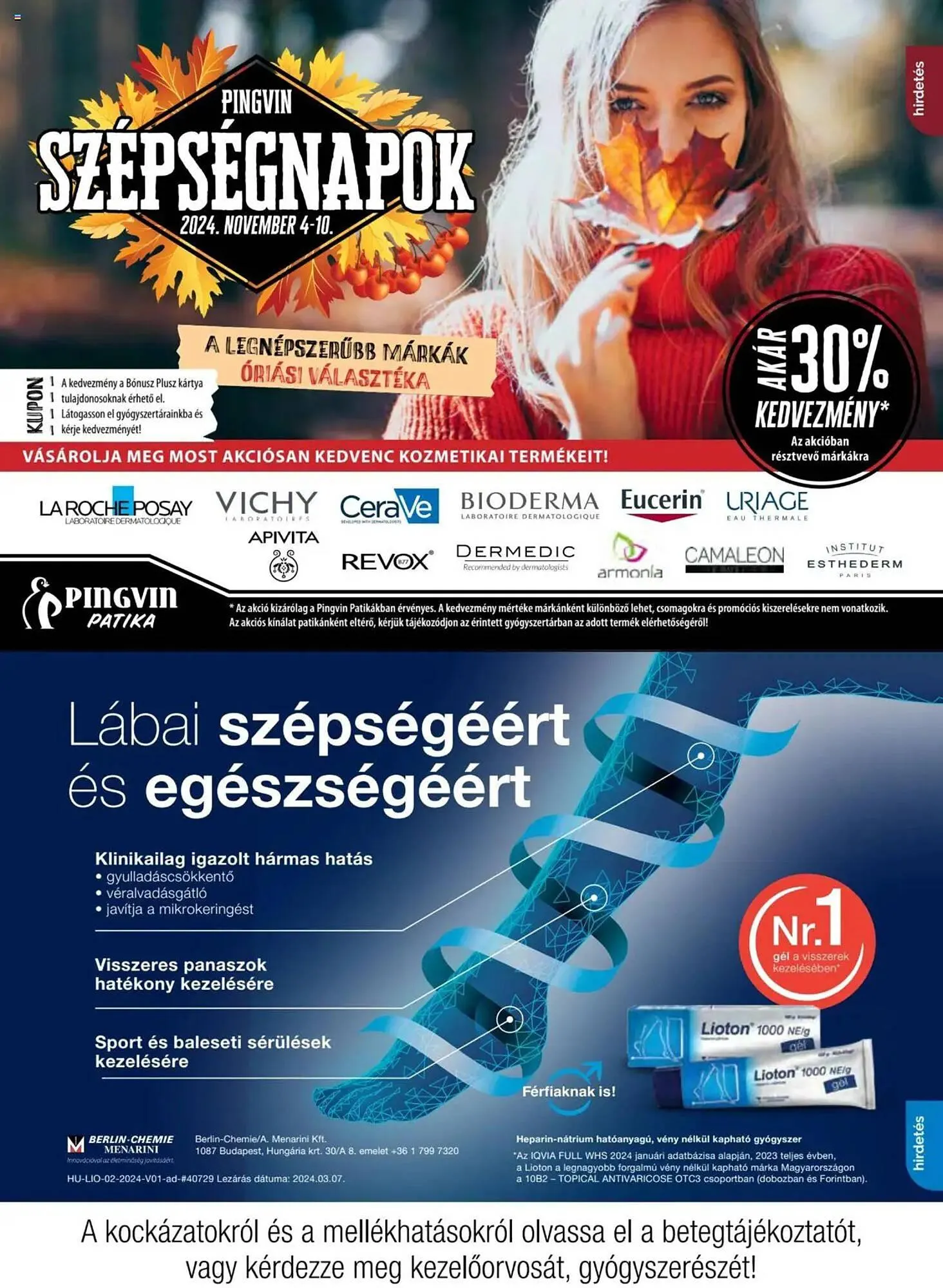 Katalógus Pingvin Patika akciós újság november 1.-tól november 30.-ig 2024. - Oldal 15
