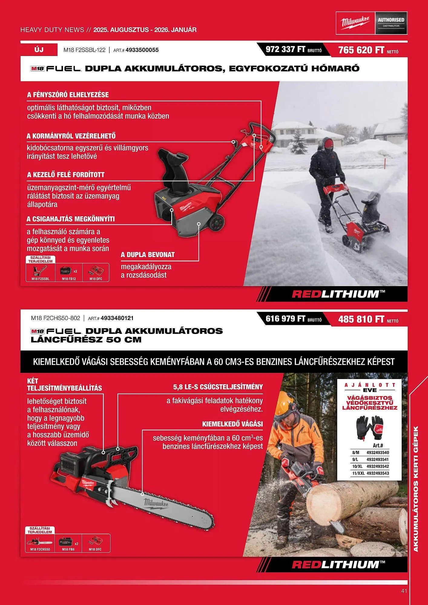 Katalógus Milwaukee akciós újság augusztus 1.-tól január 31.-ig 2026. - Oldal 41