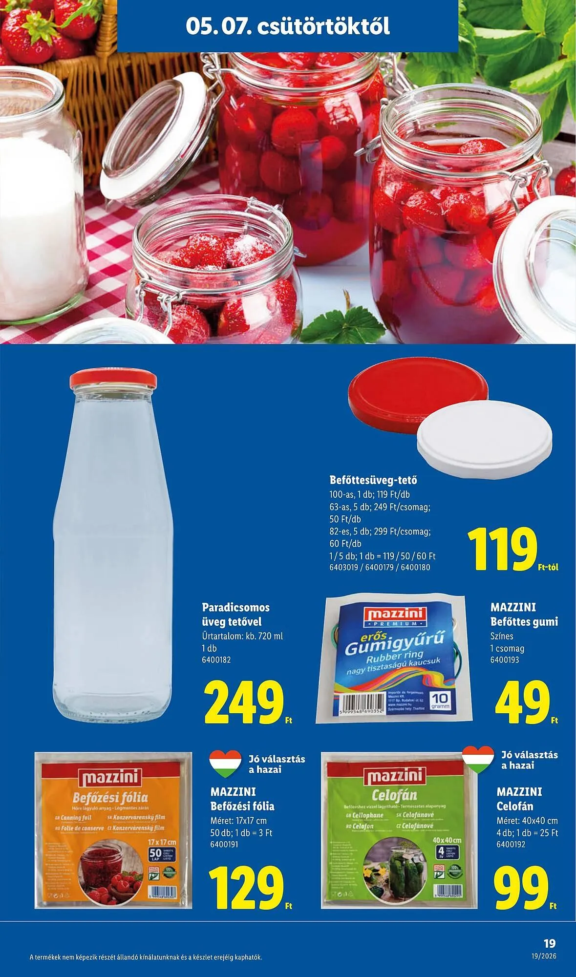 Katalógus Lidl akciós újság május 7.-tól május 13.-ig 2026. - Oldal 19
