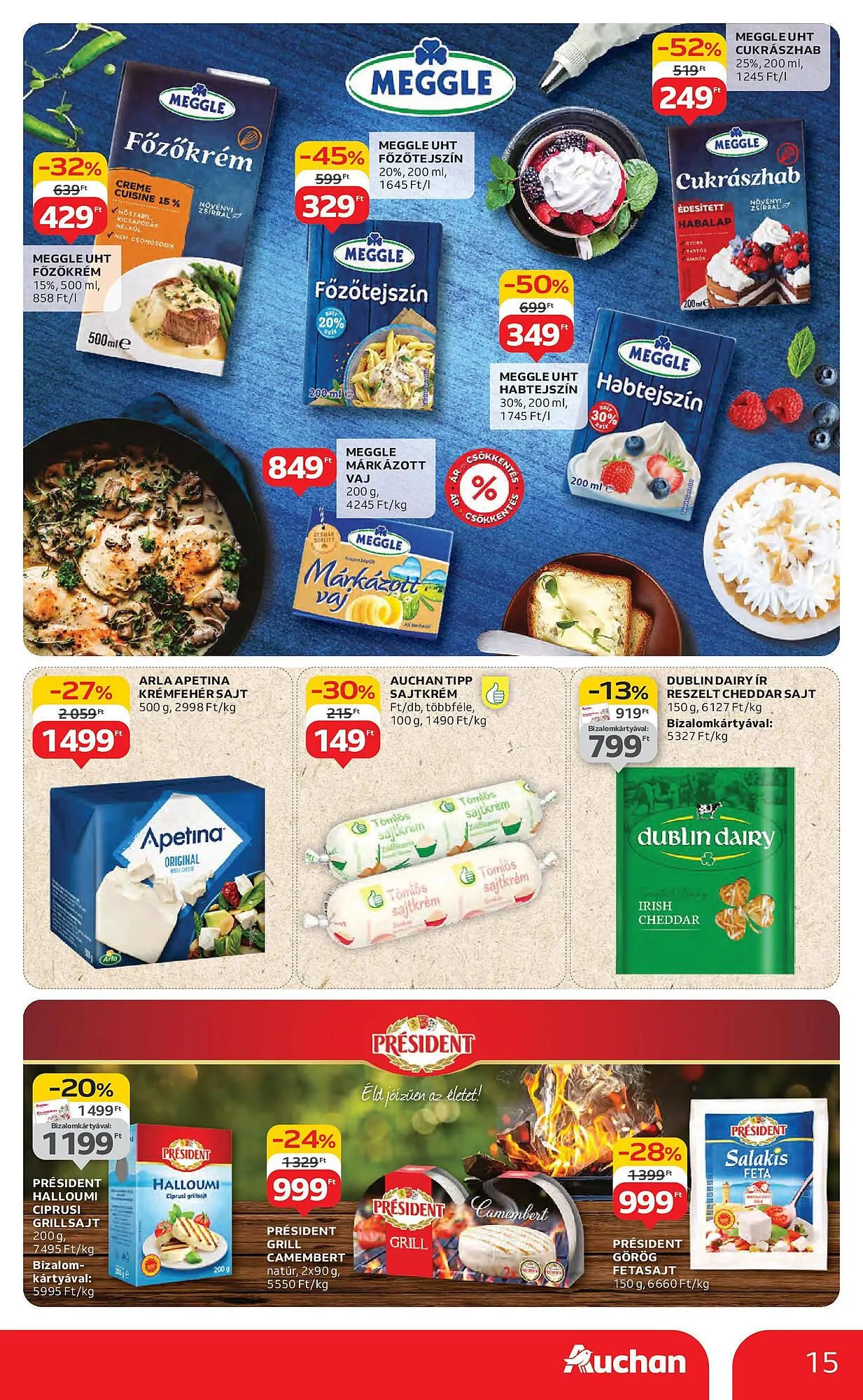 Katalógus Auchan akciós újság július 31.-tól augusztus 6.-ig 2025. - Oldal 15
