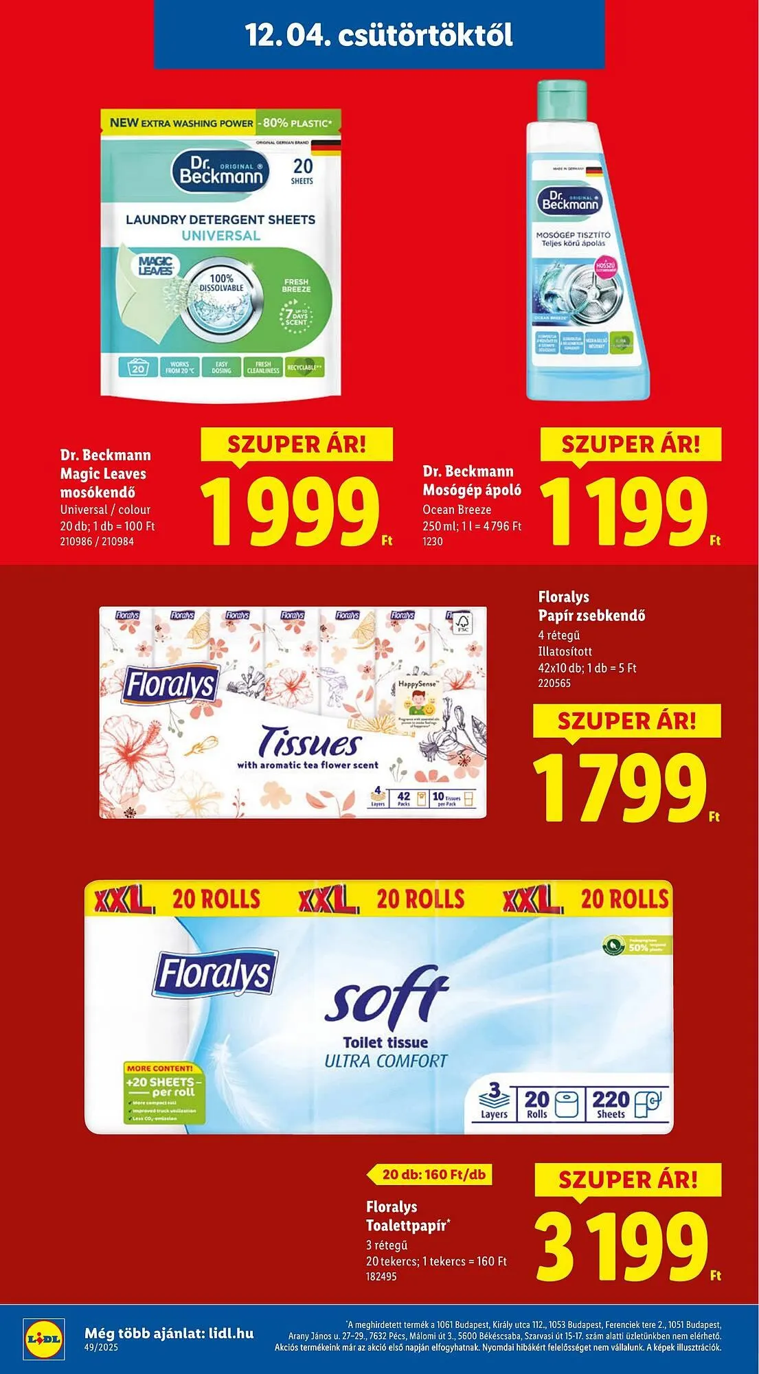 Katalógus Lidl akciós újság december 4.-tól december 10.-ig 2025. - Oldal 20