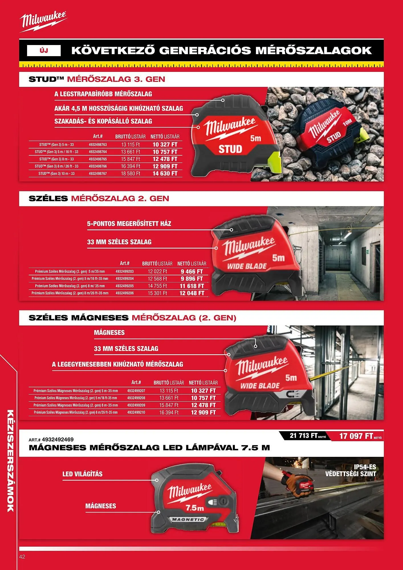 Katalógus Milwaukee akciós újság augusztus 1.-tól január 31.-ig 2026. - Oldal 42