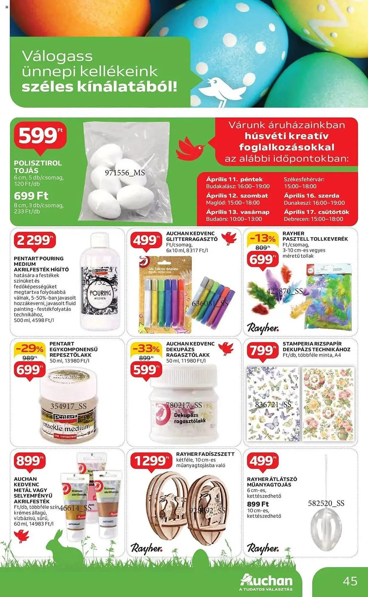 Katalógus Auchan akciós újság április 3.-tól április 9.-ig 2025. - Oldal 45